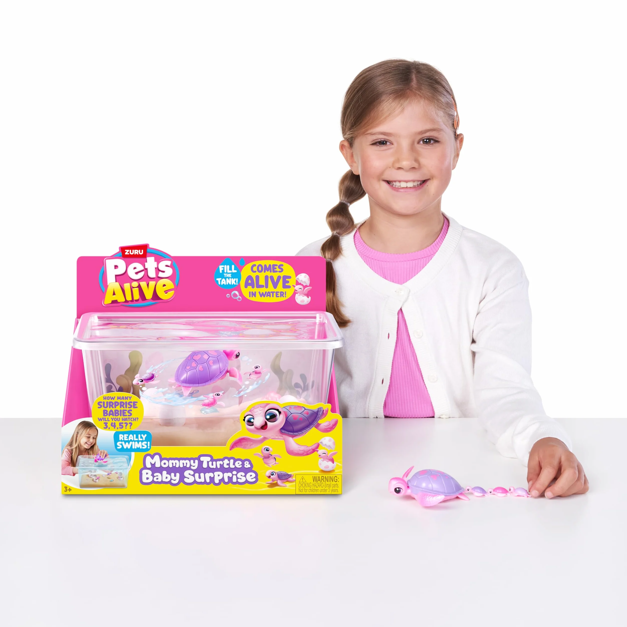 Pets Alive Mama Turtle Surprise od ZURU, robot zabawka żółw
