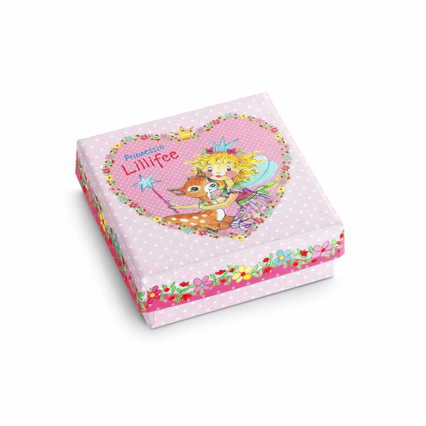 PrincessPrincessLillifee z zawieszką ze srebra próby 925, dziewczęcy Princess dziecięcy, z cyrkoniowym syntezatem., 35+3 cm, wielokolorowy, litery, w pudełku na biżuterię