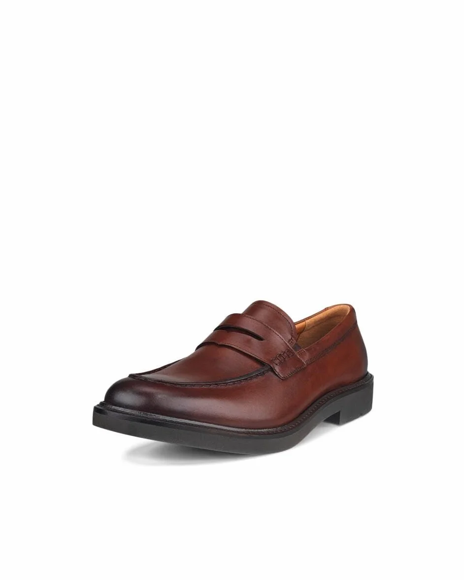 ECCO Men's Metropole London Penny Loafer Cognac - 52565401053