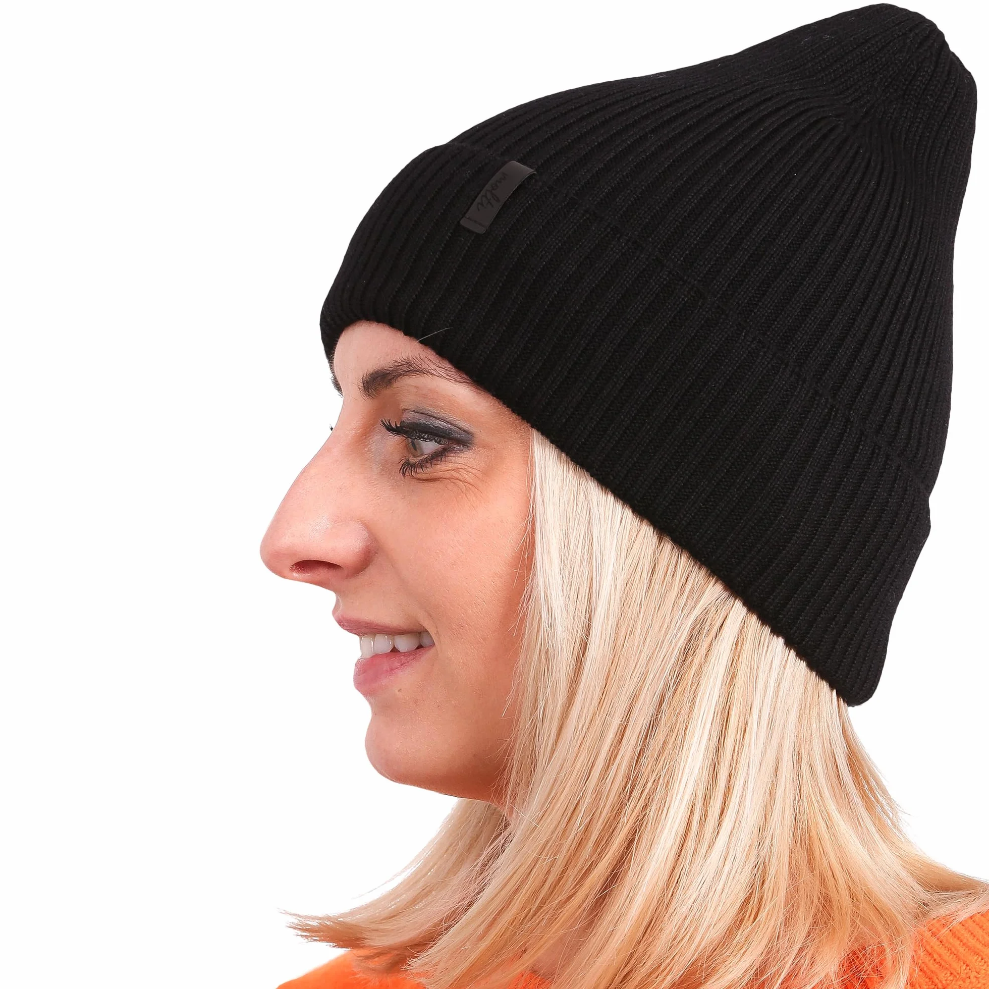 molti Damska czapka i szalik – 100% wełna merynosowa Beanie z szalikiem kominowym, ciepła i oddychająca, na jesień i zimę, rozmiary: 55 – 62 cm, wybór kolorów