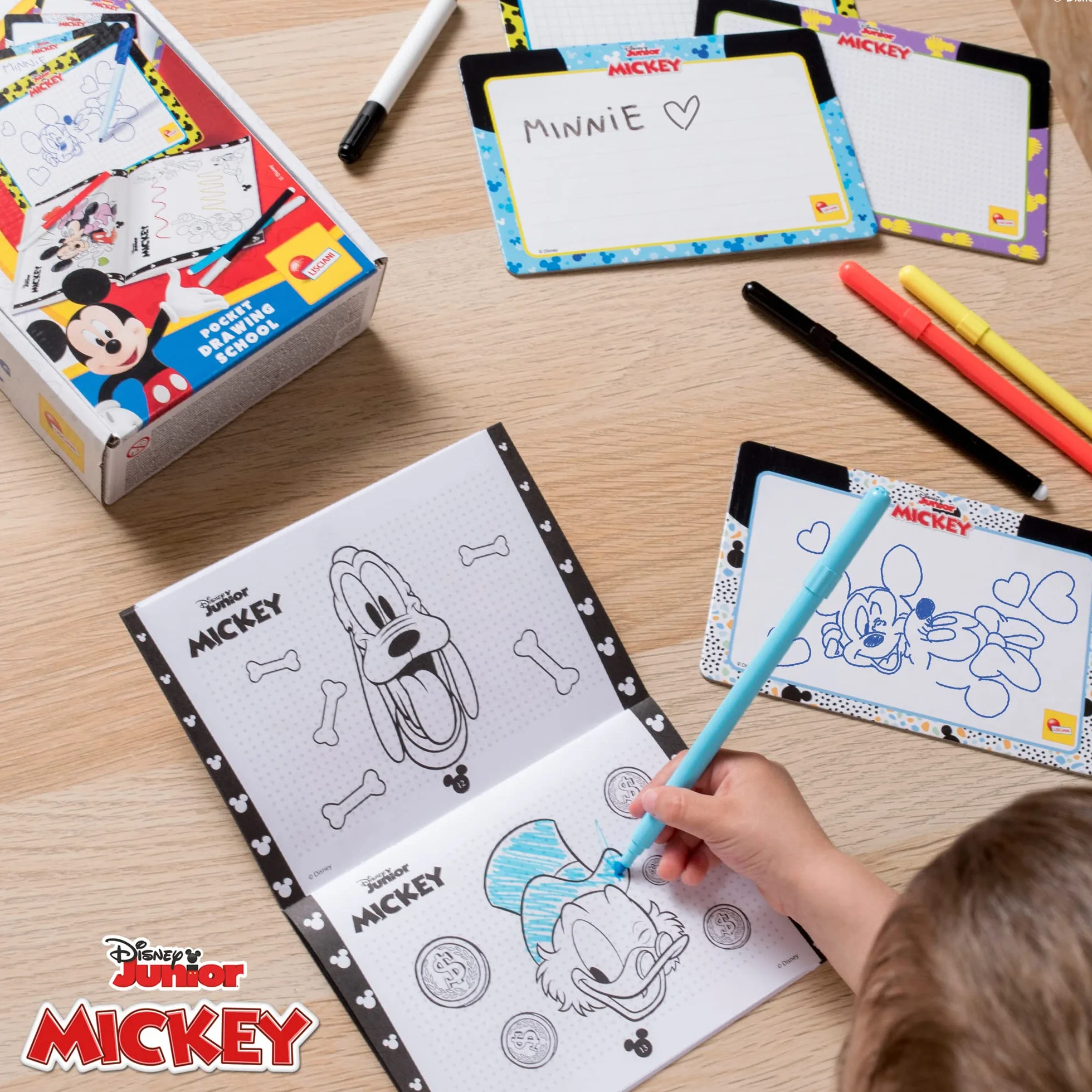 LISCIANI 92918 Mickey Pocket Drawing School, nie dotyczy, rozmiar M