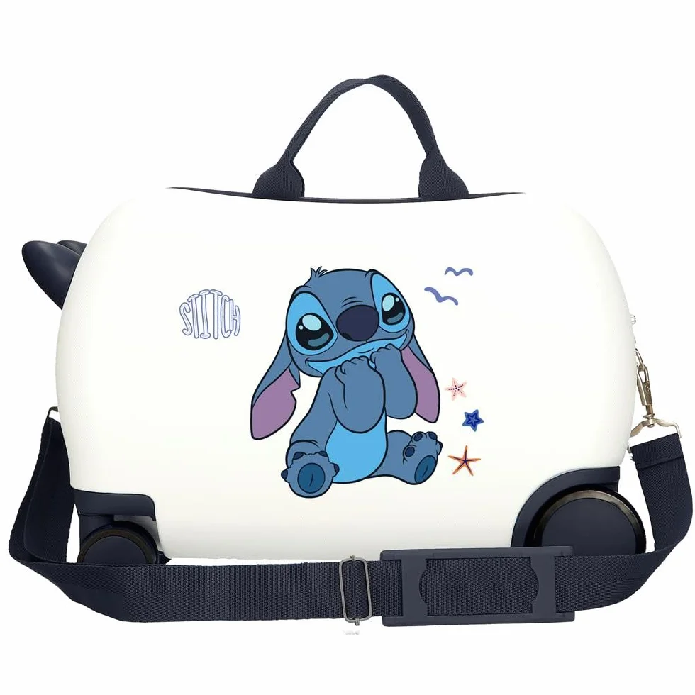 Disney Walizka dla dzieci Sztywny zamek szyfrowy z boku na 4 koła Bagaż podręczny wykonany jest z ABS, sztywnego i lekkiego materiału., Podekscytowany, Walizka dziecięca, Podekscytowany, Valigia per