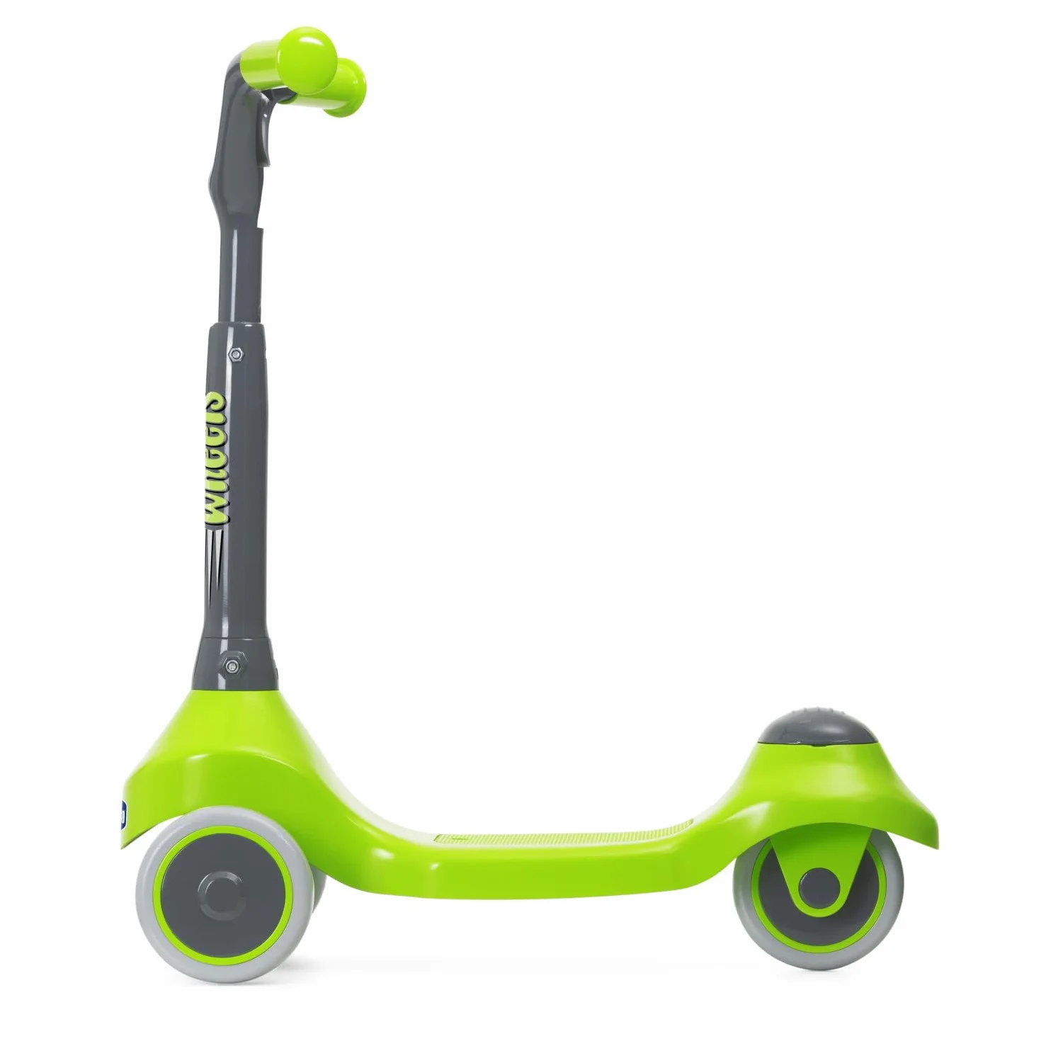 Chicco Hulajnoga dziecięca My First Scooter, rozwojowa hulajnoga dla dzieci, lekka i łatwa do przenoszenia, antypoślizgowa podstawa, 2-4 lata, 3 gumowane koła, maks. 20 kg, pomysł na prezent