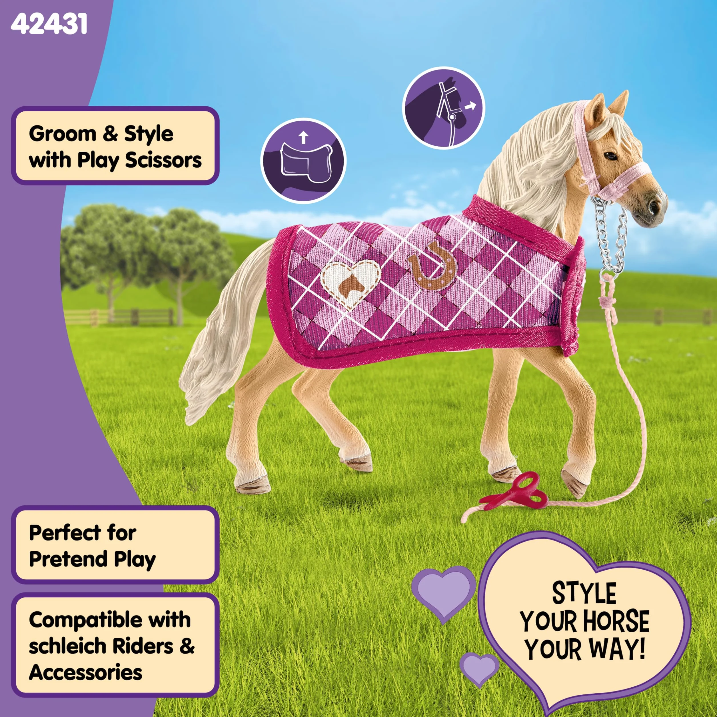 Schleich Slh42431 Andaluzyjski Koń I Zestaw Moda