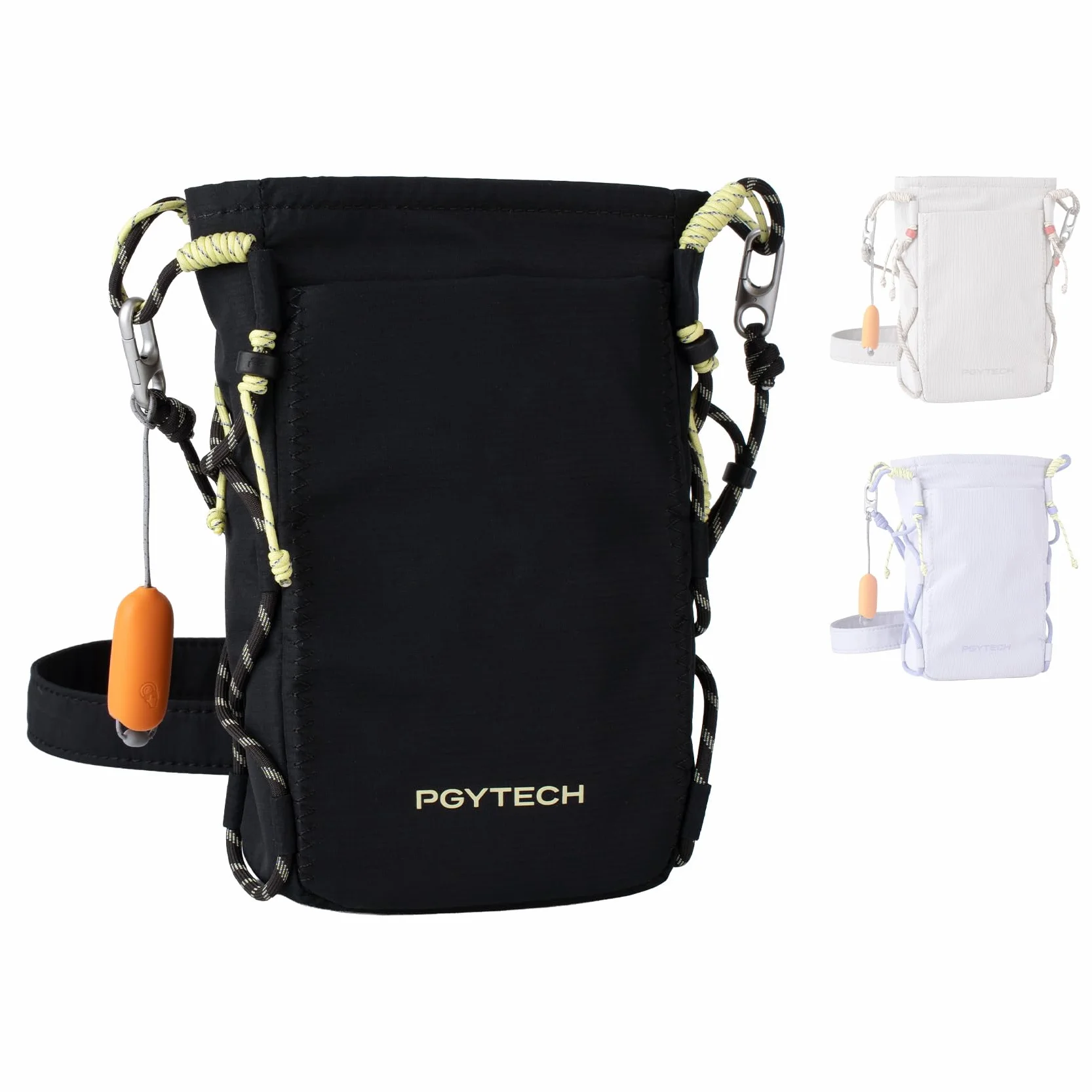 PGYTECH OneGo Codzienna Torba na Telefon, Lekki Worek na Aparat ze Sznurkiem, do iPhone Seria 12-17/Ricoh GR/Osmo Pocket, Torba Street Photography z Interfejsem DIY