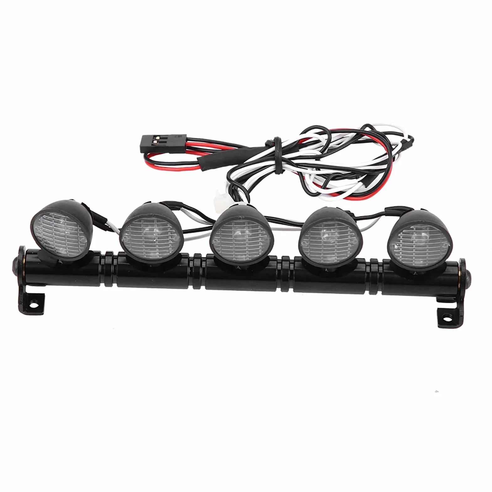 Wpl B16 B36 Części do Huśtawek Metalowe Metalowe 5 Diod Led Listwa świetlna Reflektor Lampa Akcesoryjna część dla Axail Scx10 Rc Samochód 1/10 Rc światła Dachowe Rolle