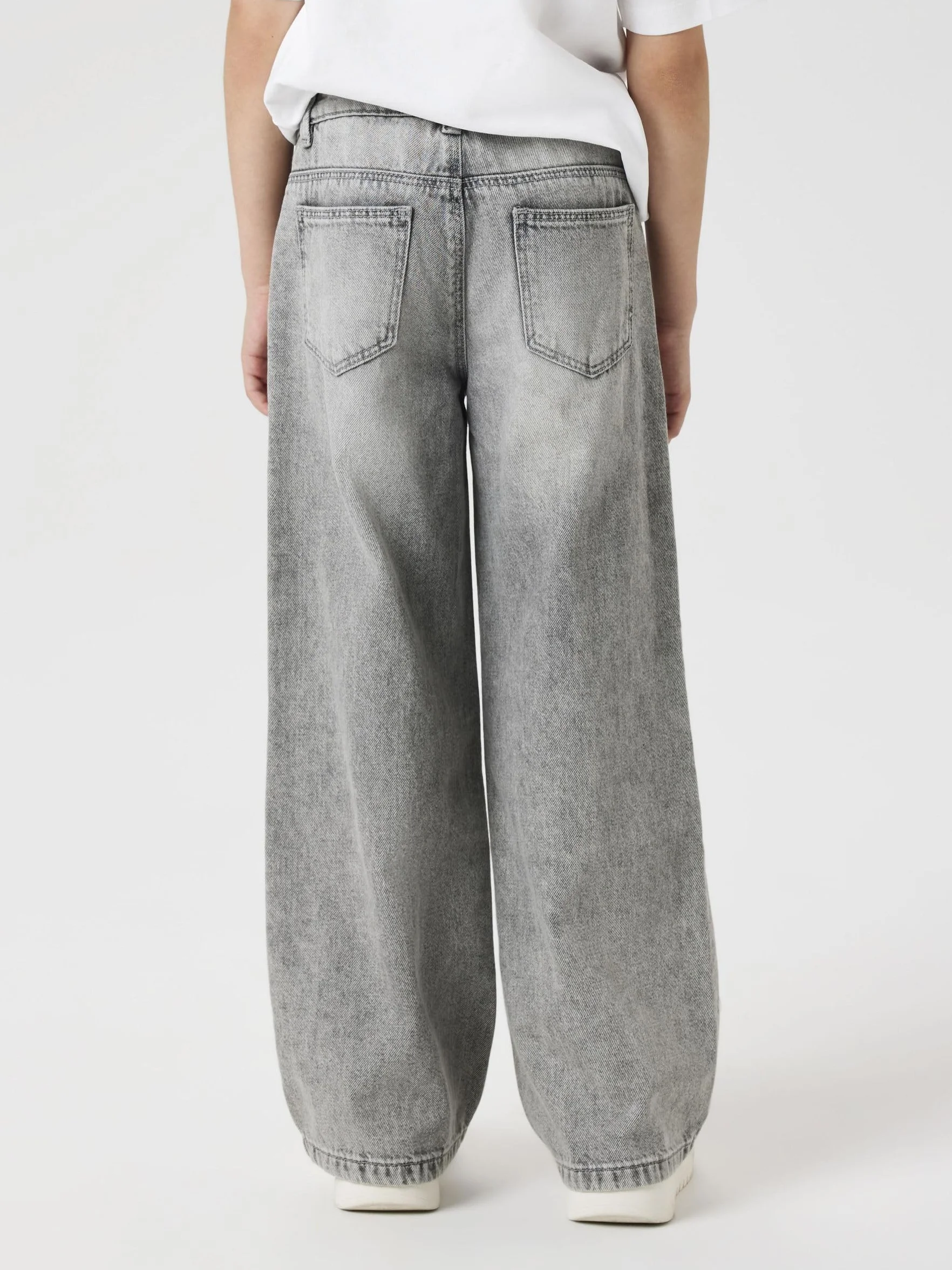 Nkfrose Wide Jeans 5529-be Noos - Nkfrose Wide Jeans 5529-Be Noos Dziewczynki