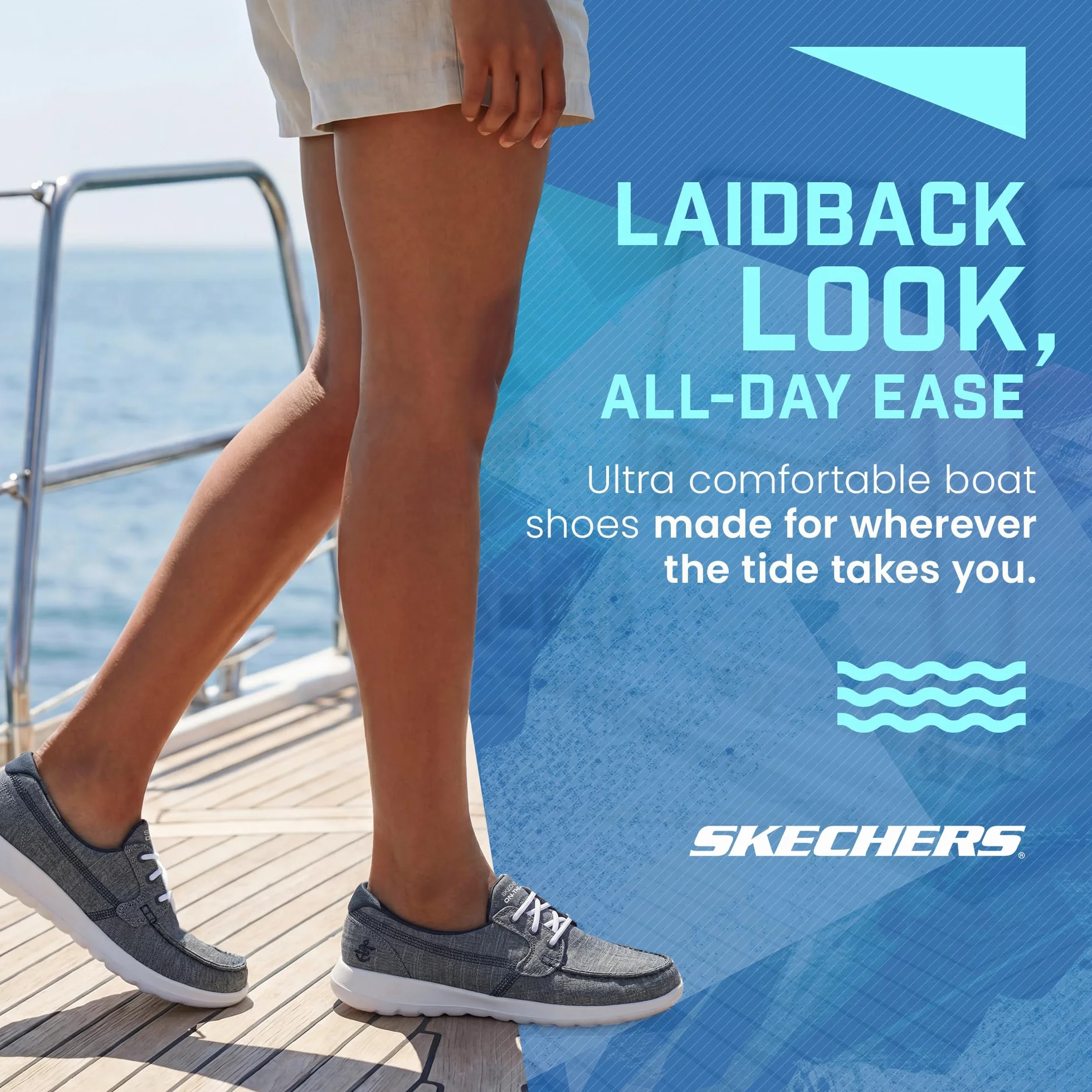 Skechers Buty damskie Lite - Isla Boat Shoe