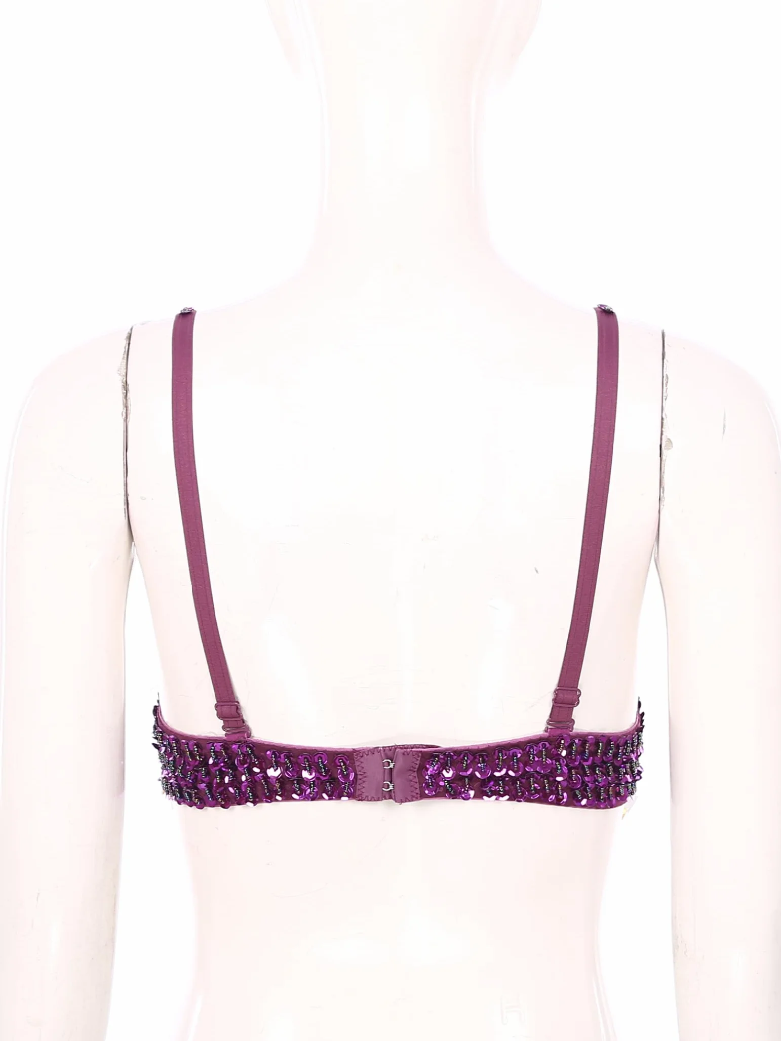 Damski biustonosz do tańca brzucha Crop Top Taniec orientalny błyszczący błyszczący biustonosz z frędzlami odzież do tańca