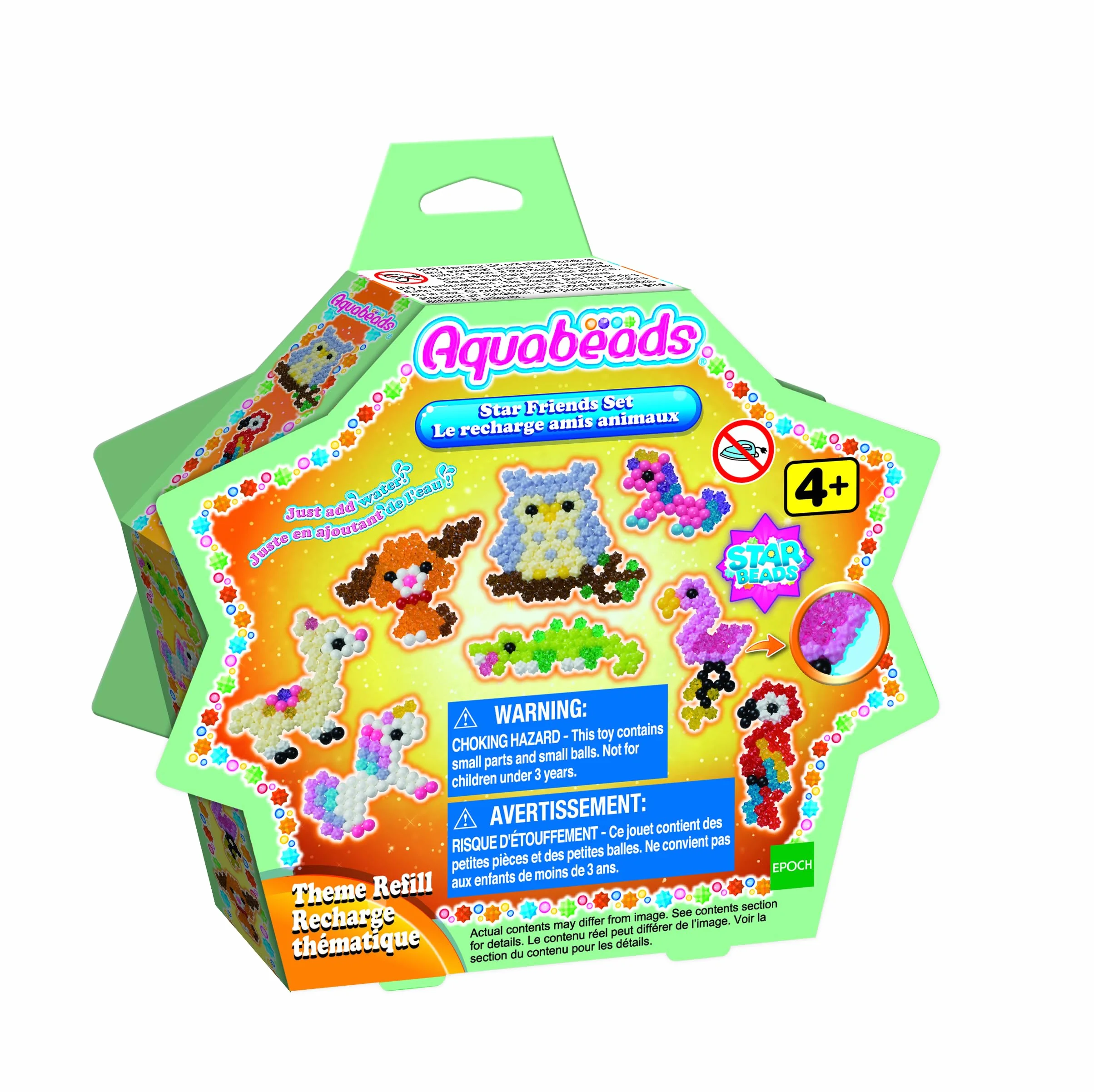 Aquabeads Star Beads Kolorowe Koraliki, 600 Elementów, 31602