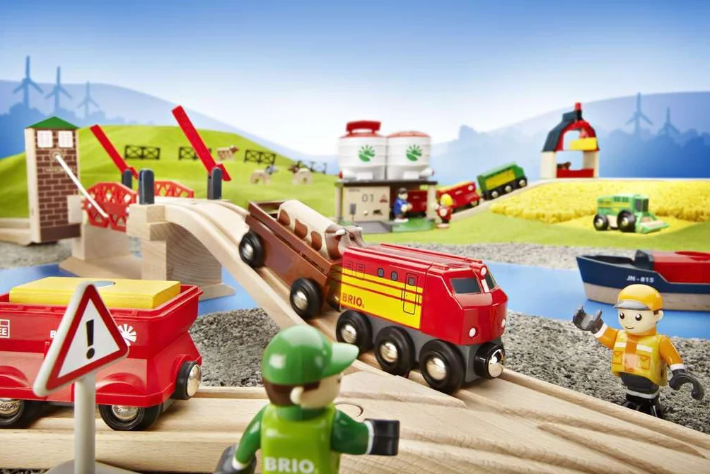 Brio 63375700 Most Zwodzony (63375700) Bezpieczna Zabawka Dla Dzieci Powyżej 3 Lat,Wielokolorowa,Brio 33757