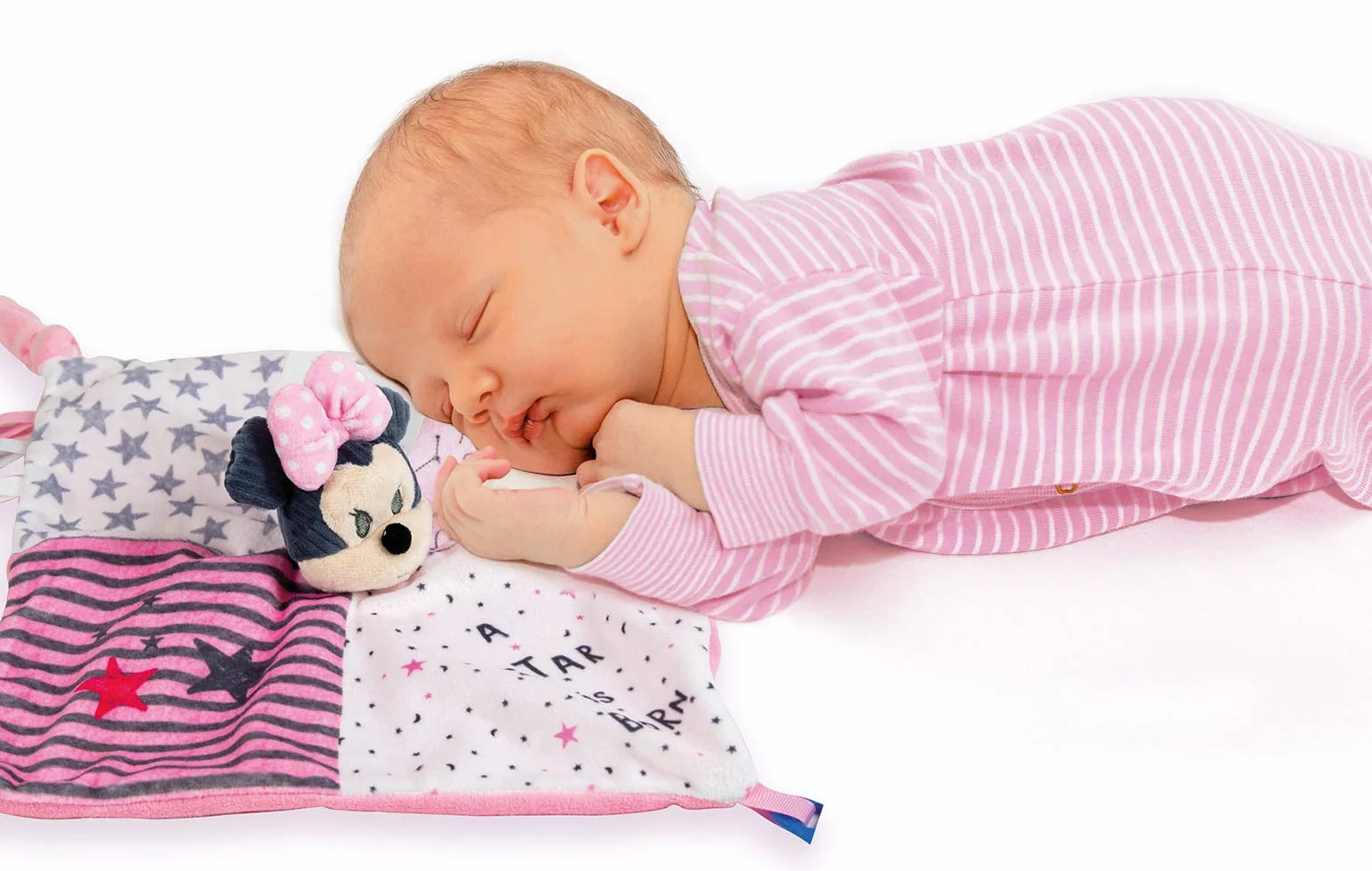 Clementoni - 17344 - Disney Baby Kocyk Mała Minnie Dla Dzieci Od 0 Miesięcy