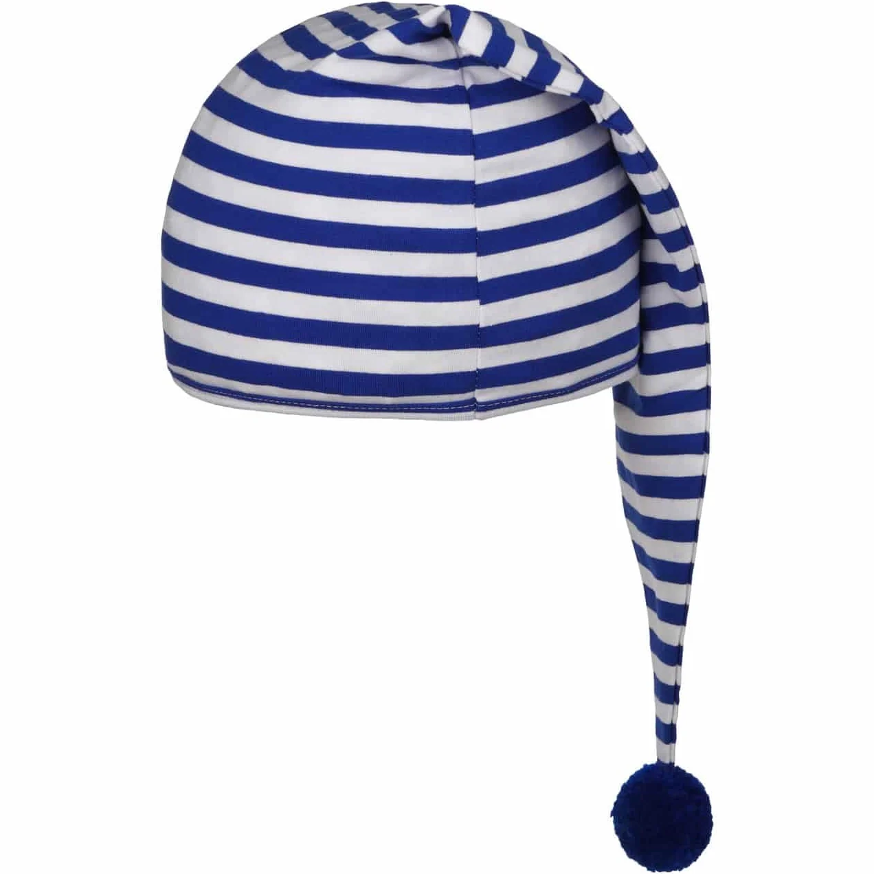 Lipodo Czapka do spania (56 cm długości) – dla kobiet i mężczyzn – czapka nocna z bawełny – czapka z pomponem One Size (53-60 cm) – czapka nocna z pomponem – czapka z kołeczkami do spania na noc