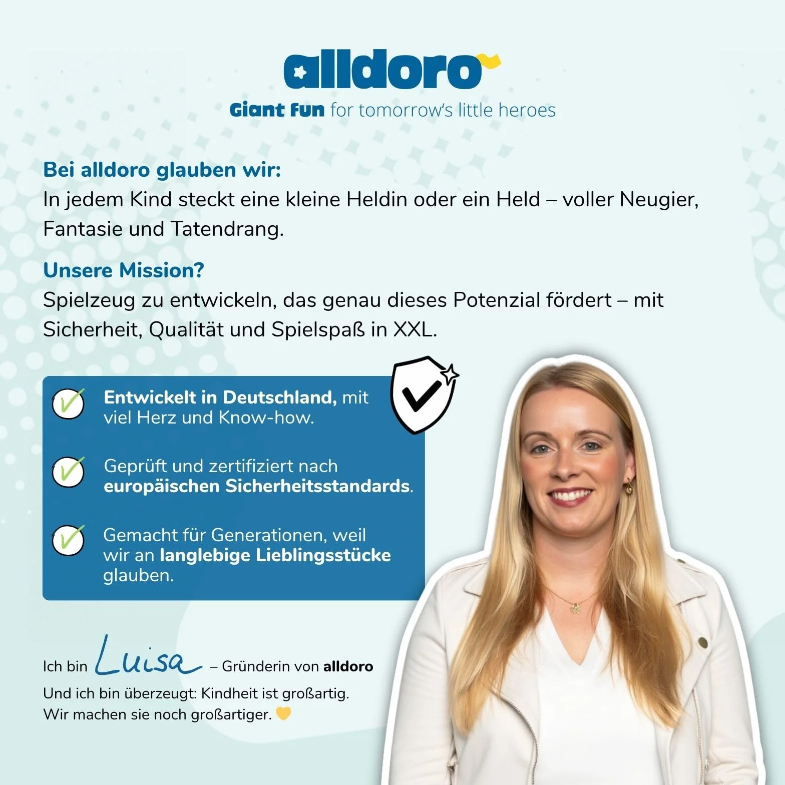 alldoro 63104 Piłka piankowa, 20 cm, 153 g, zielona, wzór piłki nożnej dla dzieci od 18 miesięcy, do użytku wewnątrz i na zewnątrz