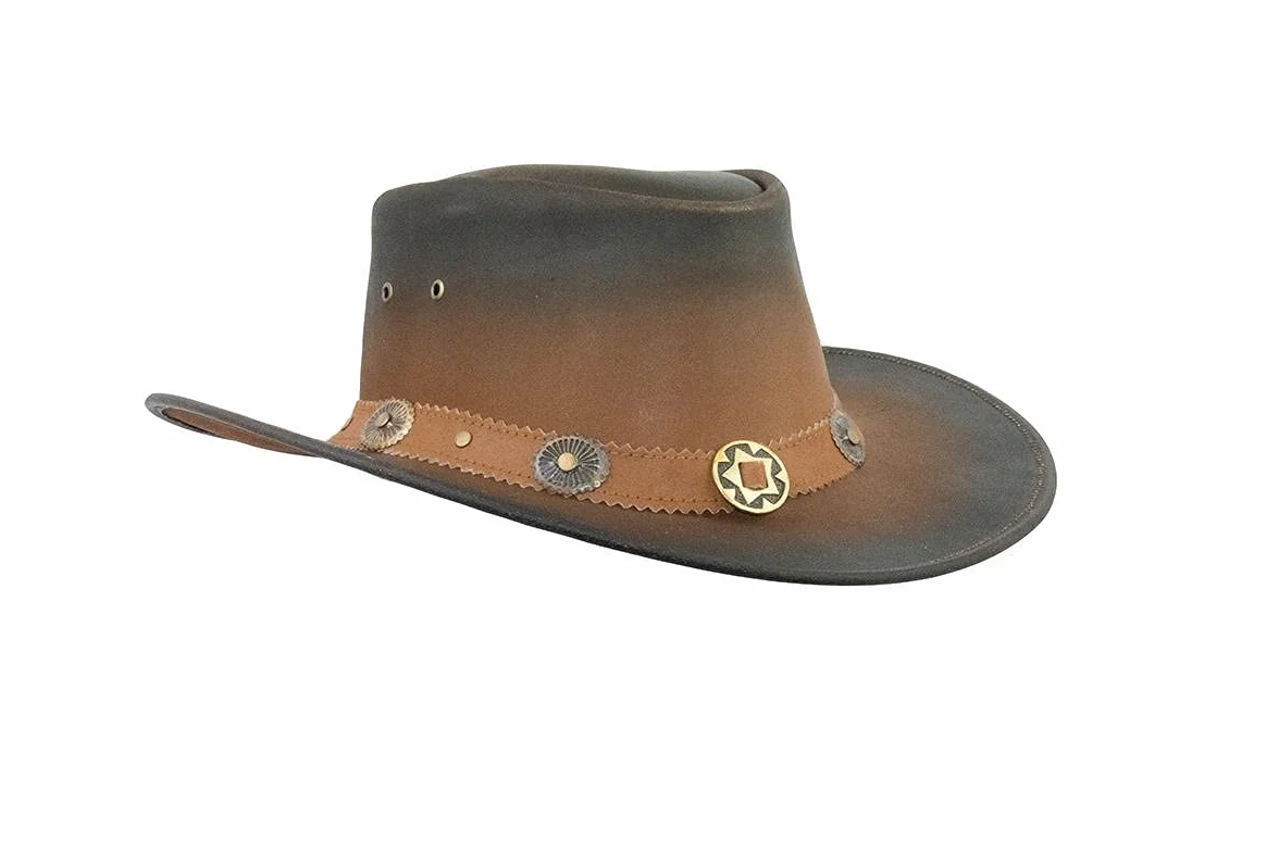 Black Jungle kapelusz skórzany kowbojski, brązowy Reedley Brown, rozmiar S–XL