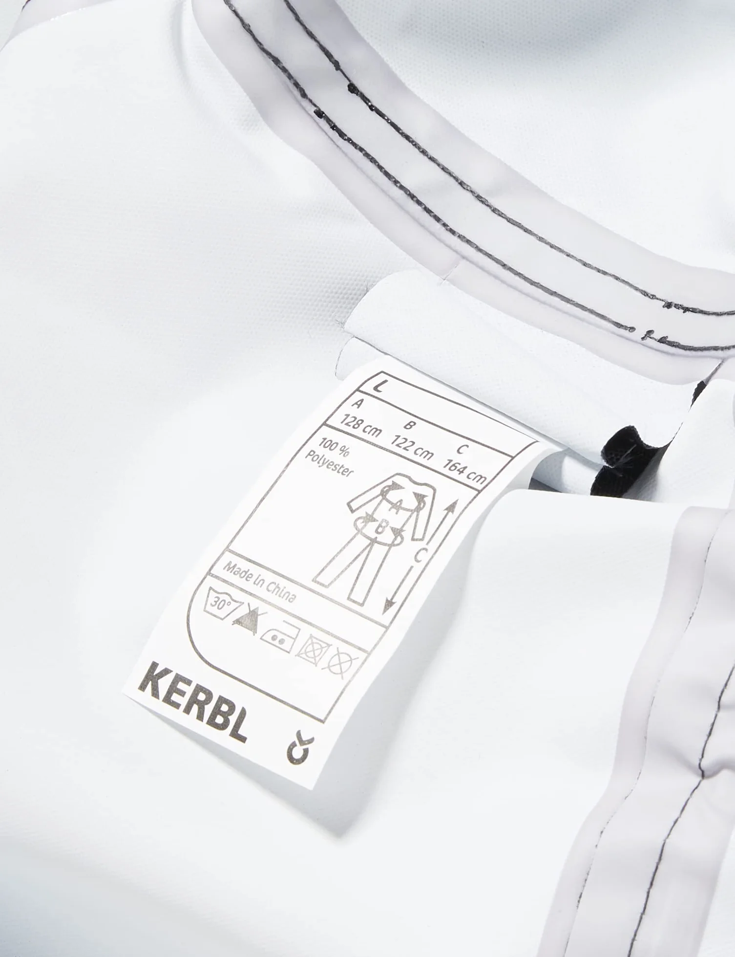 Kerbl 291244 Wodoodporny Kombinezon do Mycia i Czyszczenia, L, Niebieski