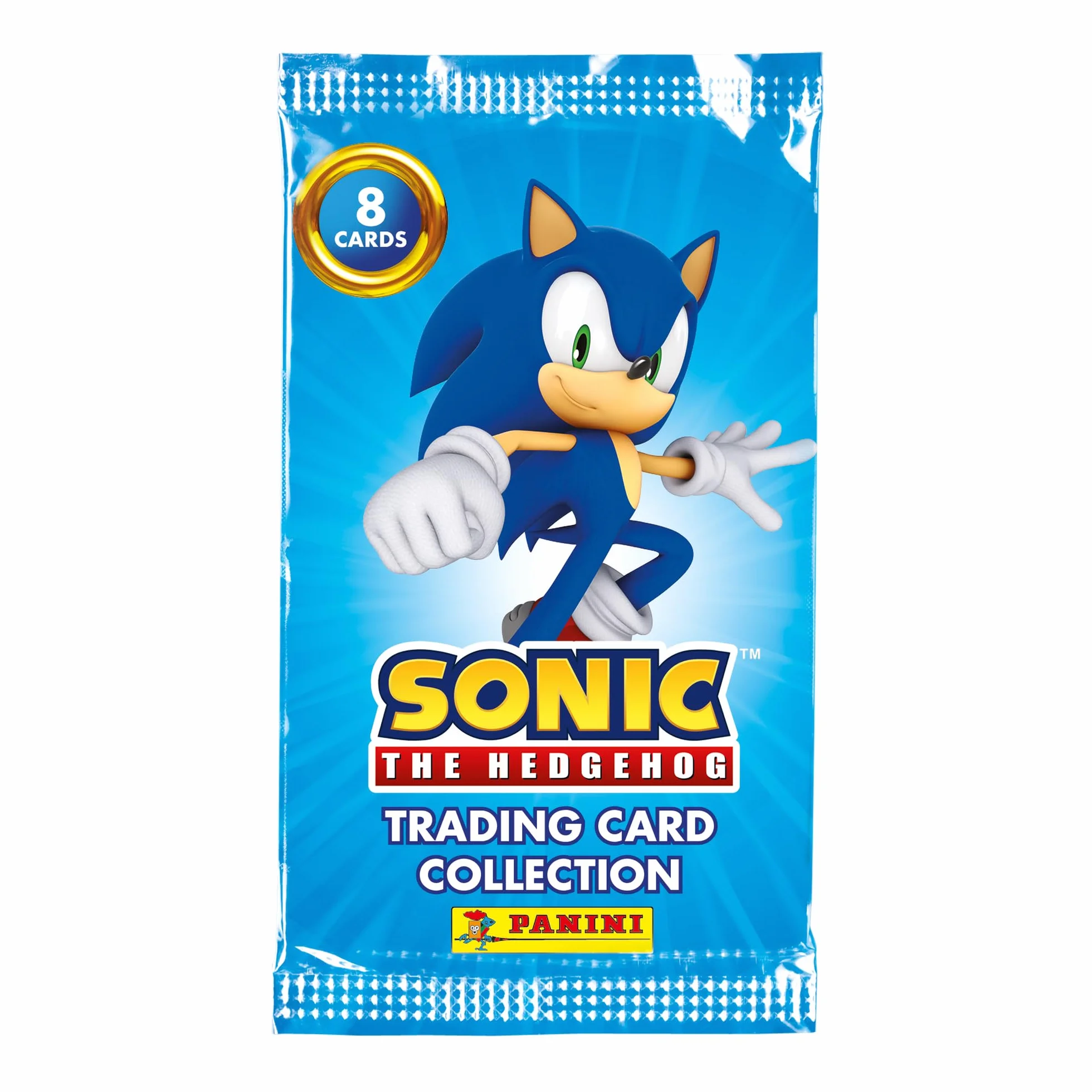 Panini Sonic The Hedgehog Classic Trading Cards Starter Pack, 005010SPAFGD, złoty/kremowy
