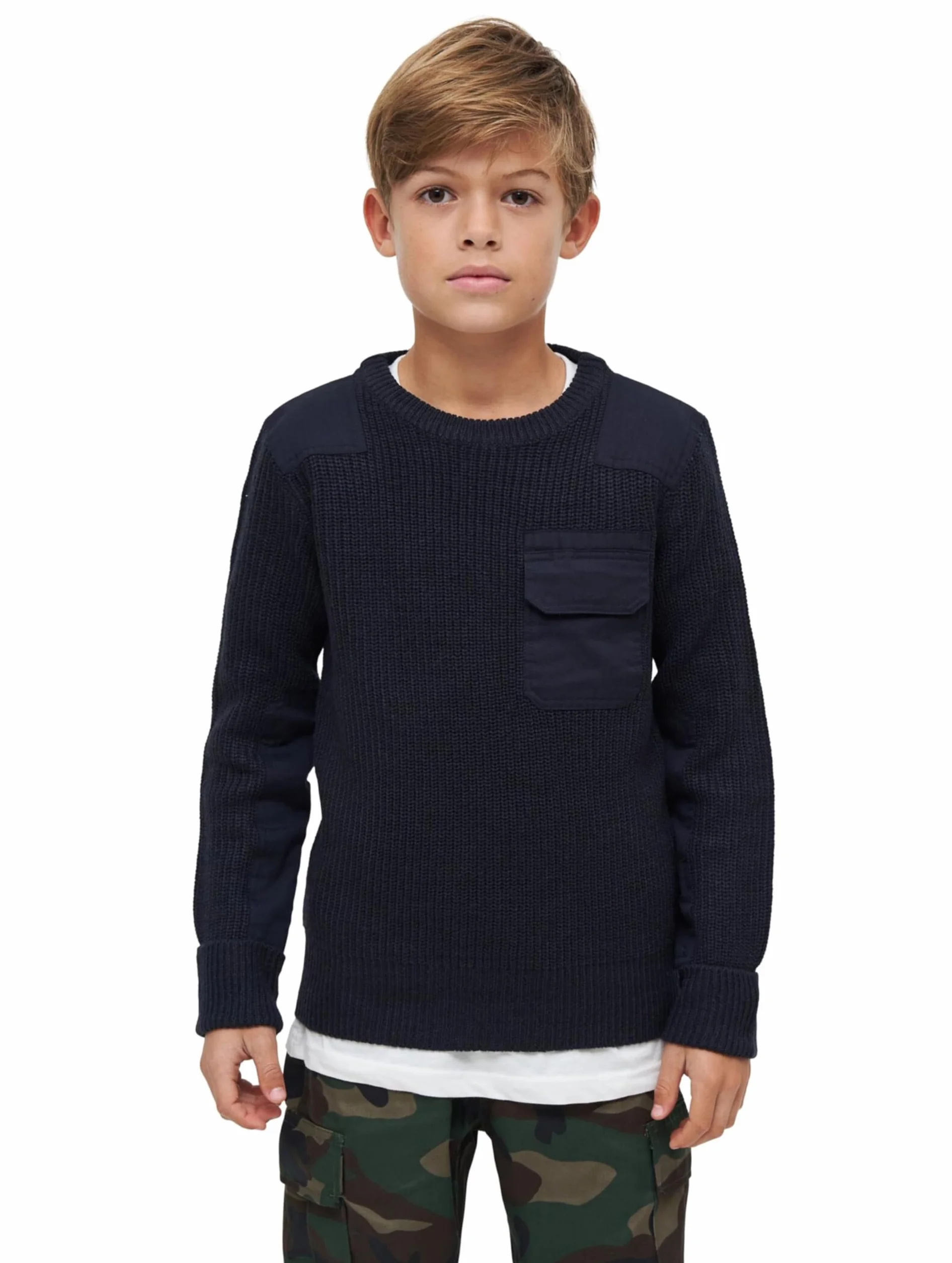 Brandit Sweter Uniseks - dzieci Kids Bw Sweter