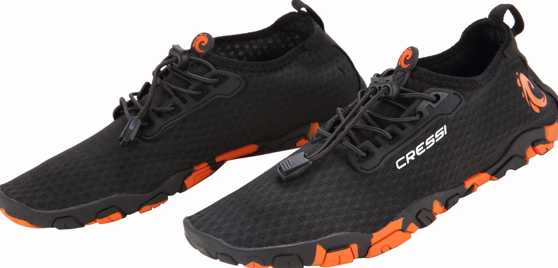 Cressi Molokai Shoes - Uniwersalne buty sportowe dla dorosłych, Czarny Pomarańczowy