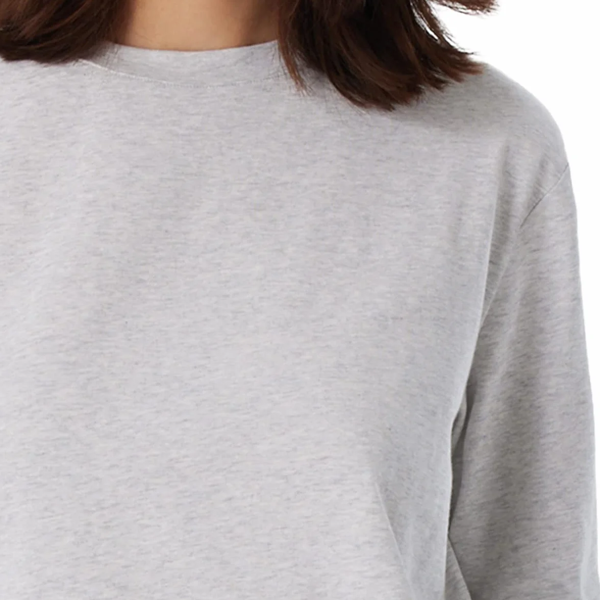 Schiesser Damen Schlafshirt langarm Baumwolle - Mix + Relax