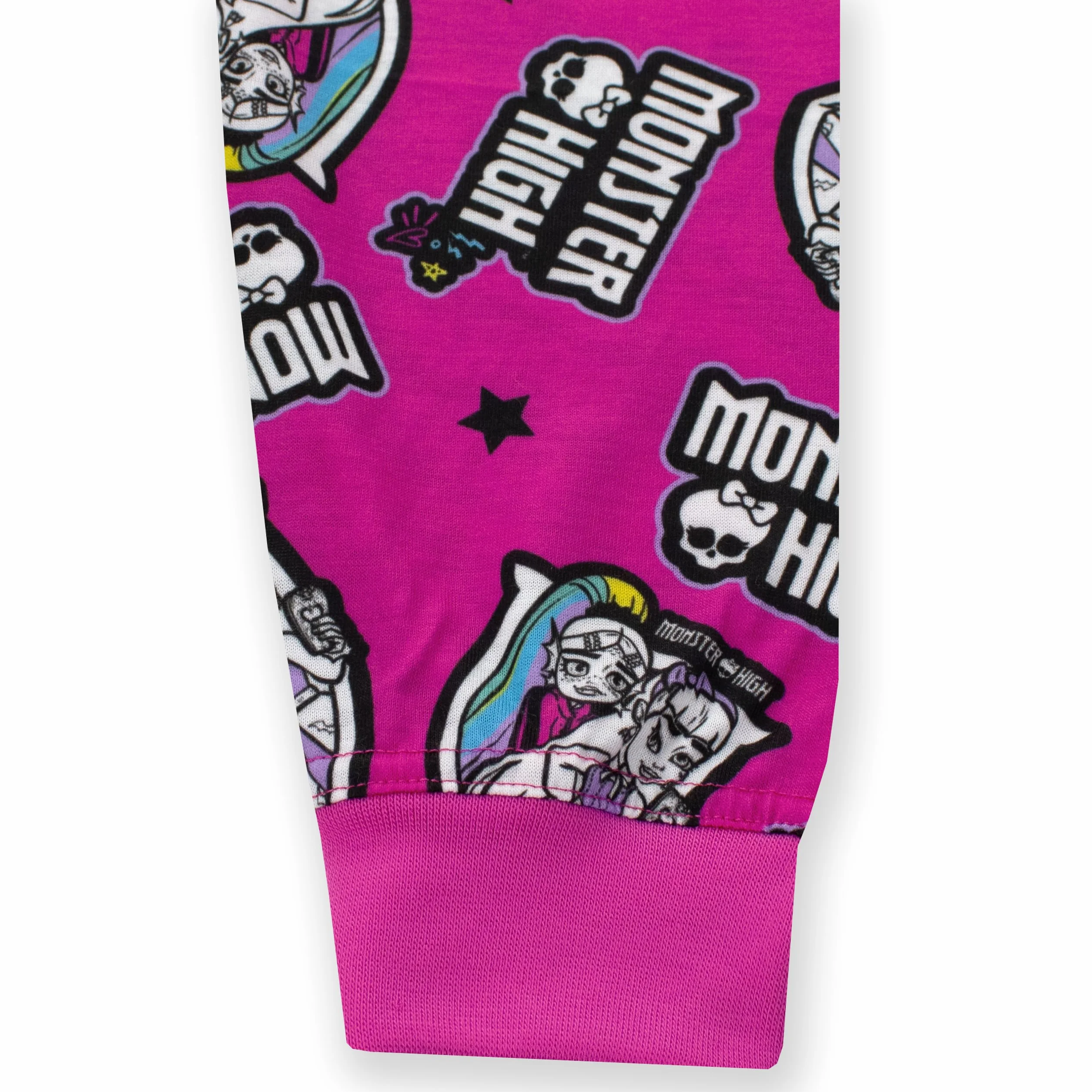 Piżama Monster High | Piżama dziewczęca z długim rękawem Draculaura | Piżamy dla dzieci