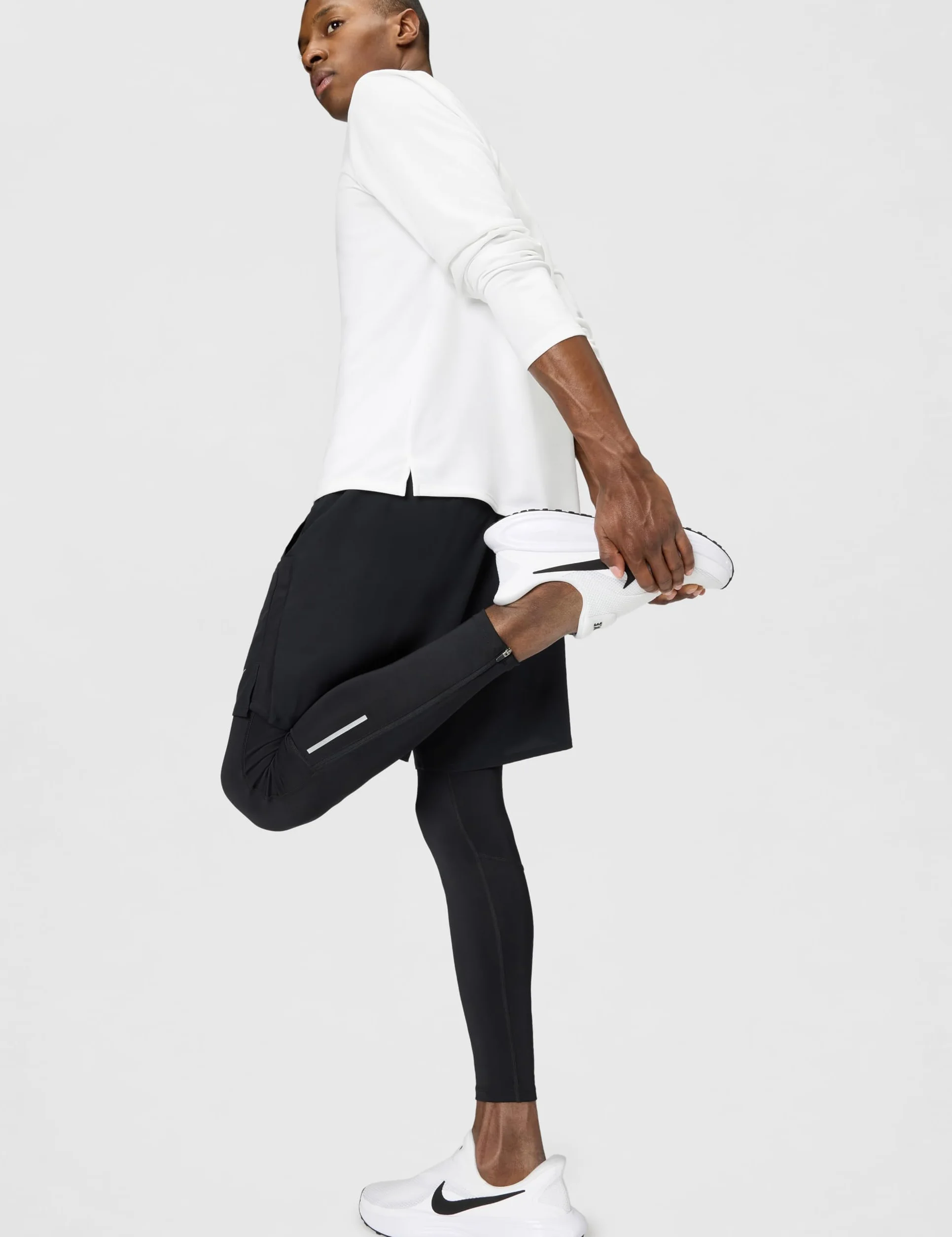 NIKE Df Challenger - Legginsy Mężczyźni