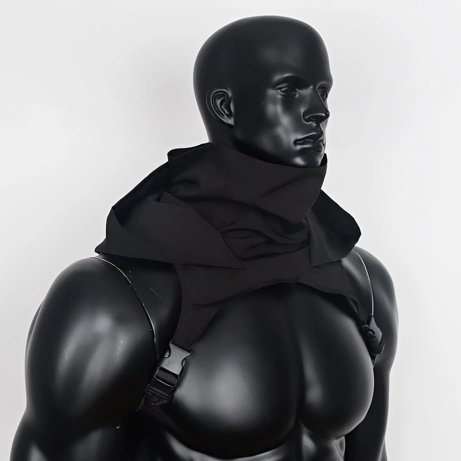 keland Cyberpunk łajdak gotycka peleryna z kapturem kapelusz na Halloween Ninja Cosplay