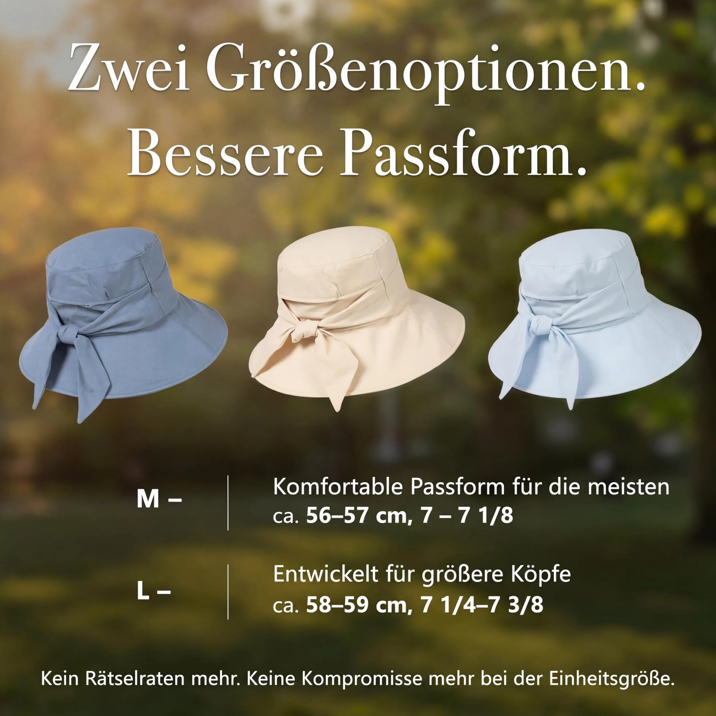 Comhats ChicPony™ damski kapelusz przeciwsłoneczny z szerokim rondem, ochrona przed promieniowaniem UV, kapelusz damski, na lato, składany, bawełna, len, kapelusz plażowy