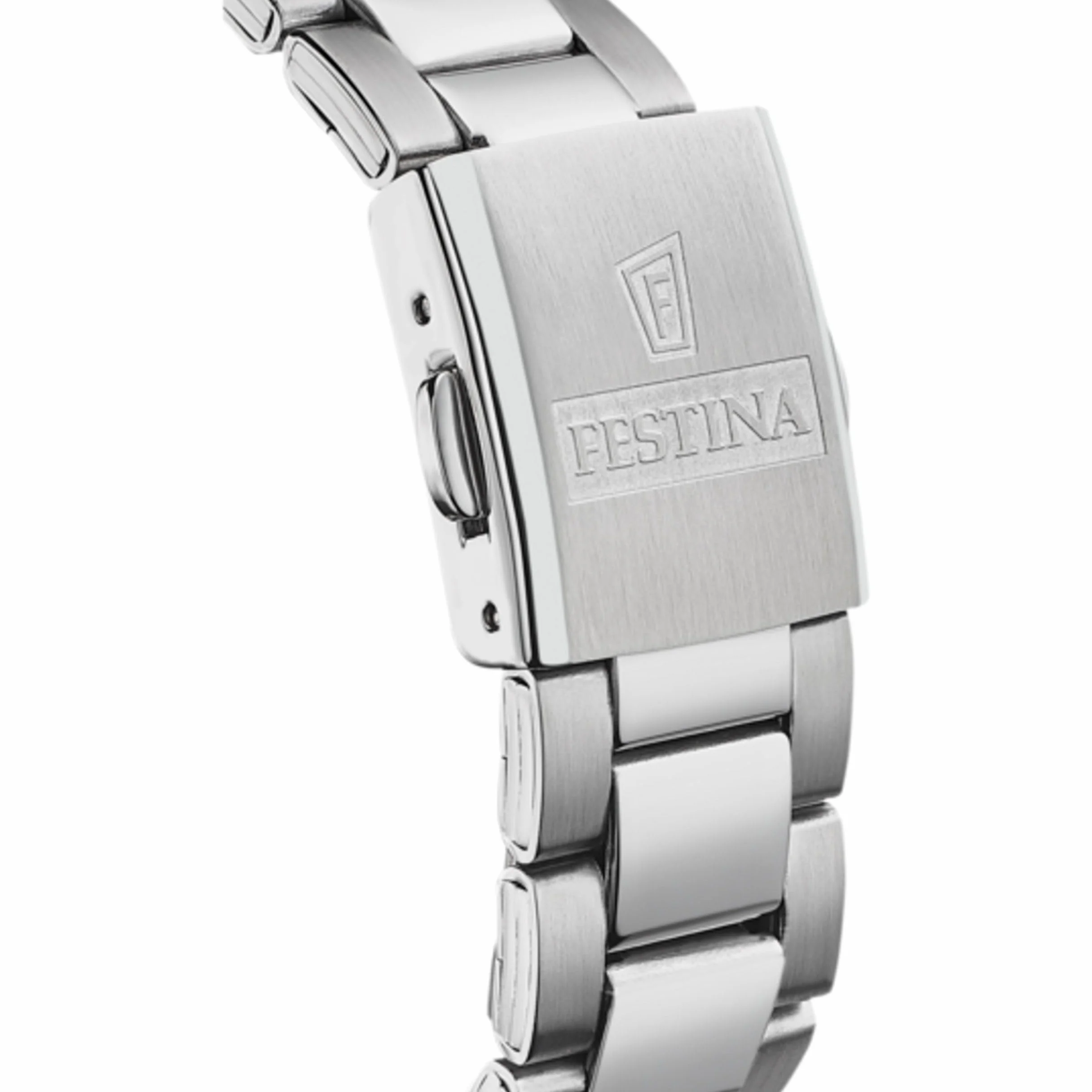 Festina Chronograf kwarcowy zegarek dla chłopców z bransoletką ze stali szlachetnej F20457/2, bransoletka