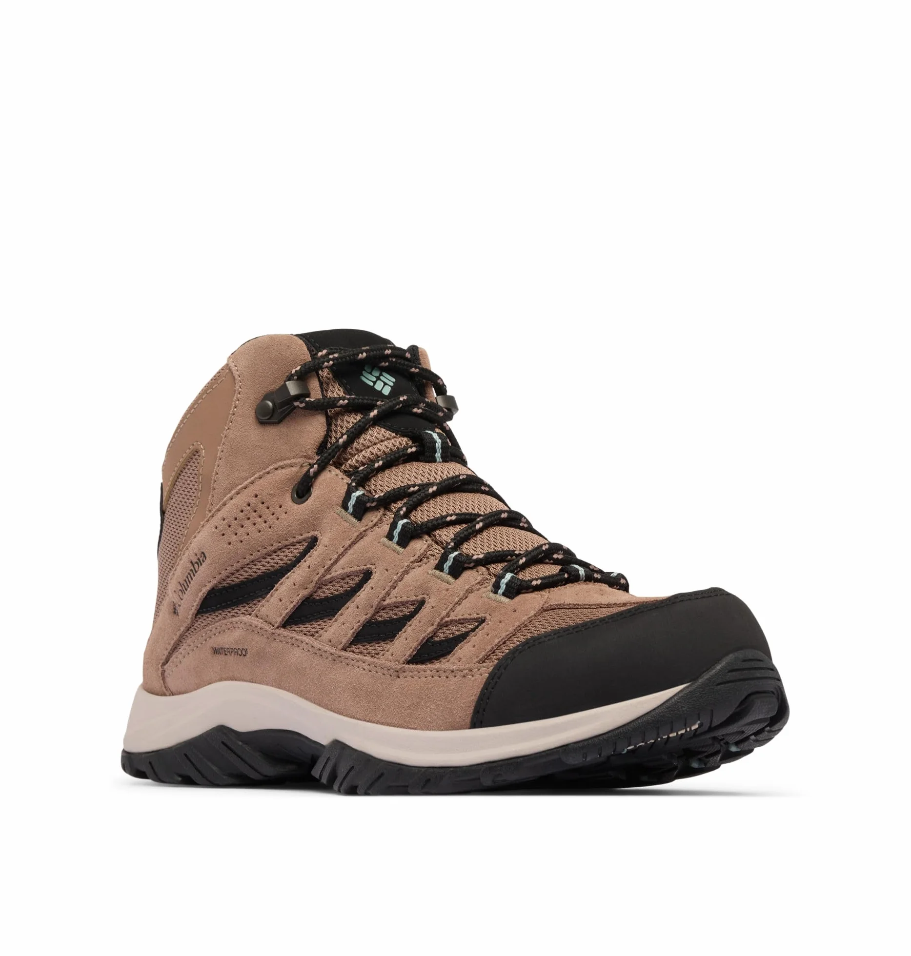 Columbia Męskie wodoodporne buty trekkingowe Crestwood Mid, Ziele angielskie kruszony niebieski, 50 EU