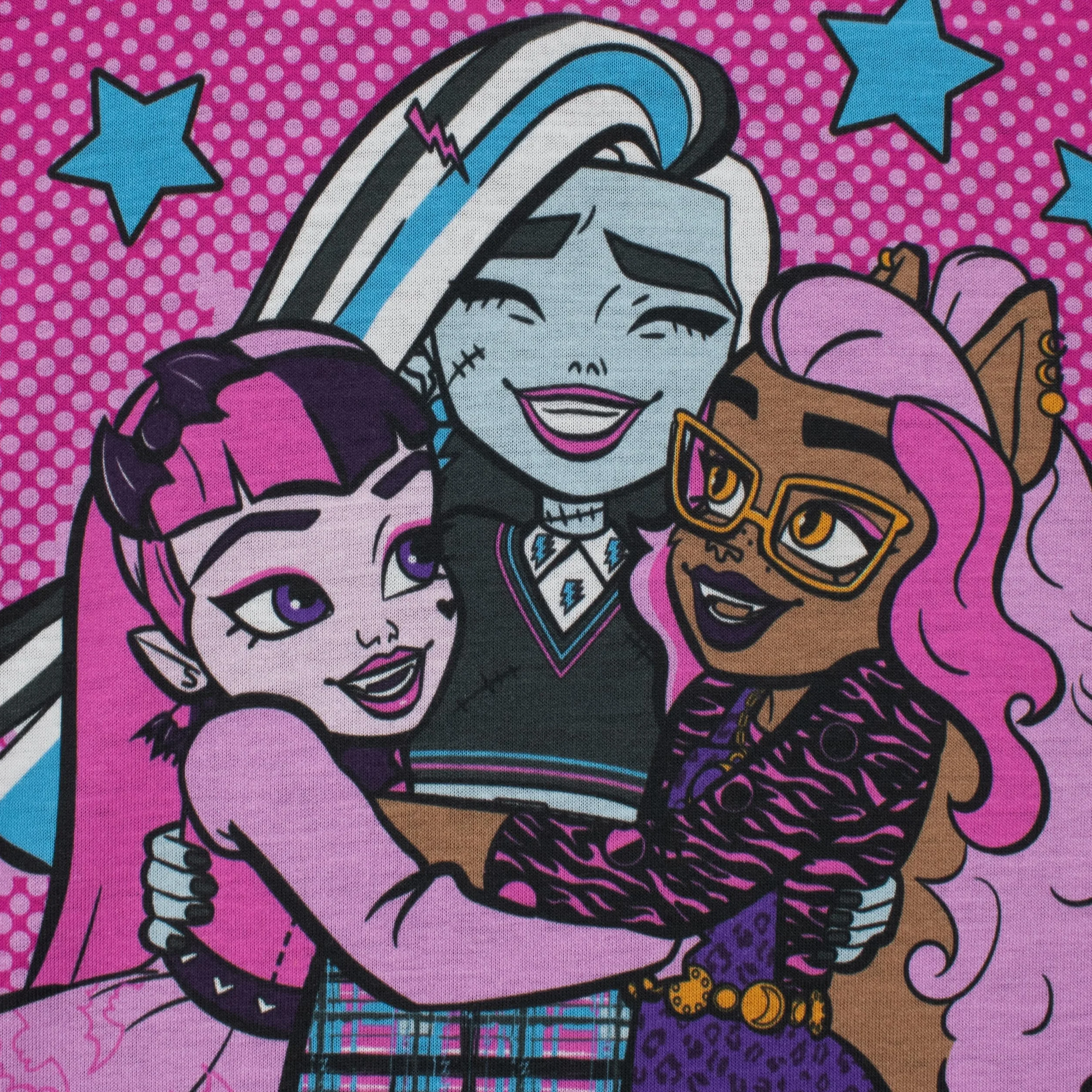 Piżama Monster High | Piżama dziewczęca z długim rękawem Draculaura | Piżamy dla dzieci