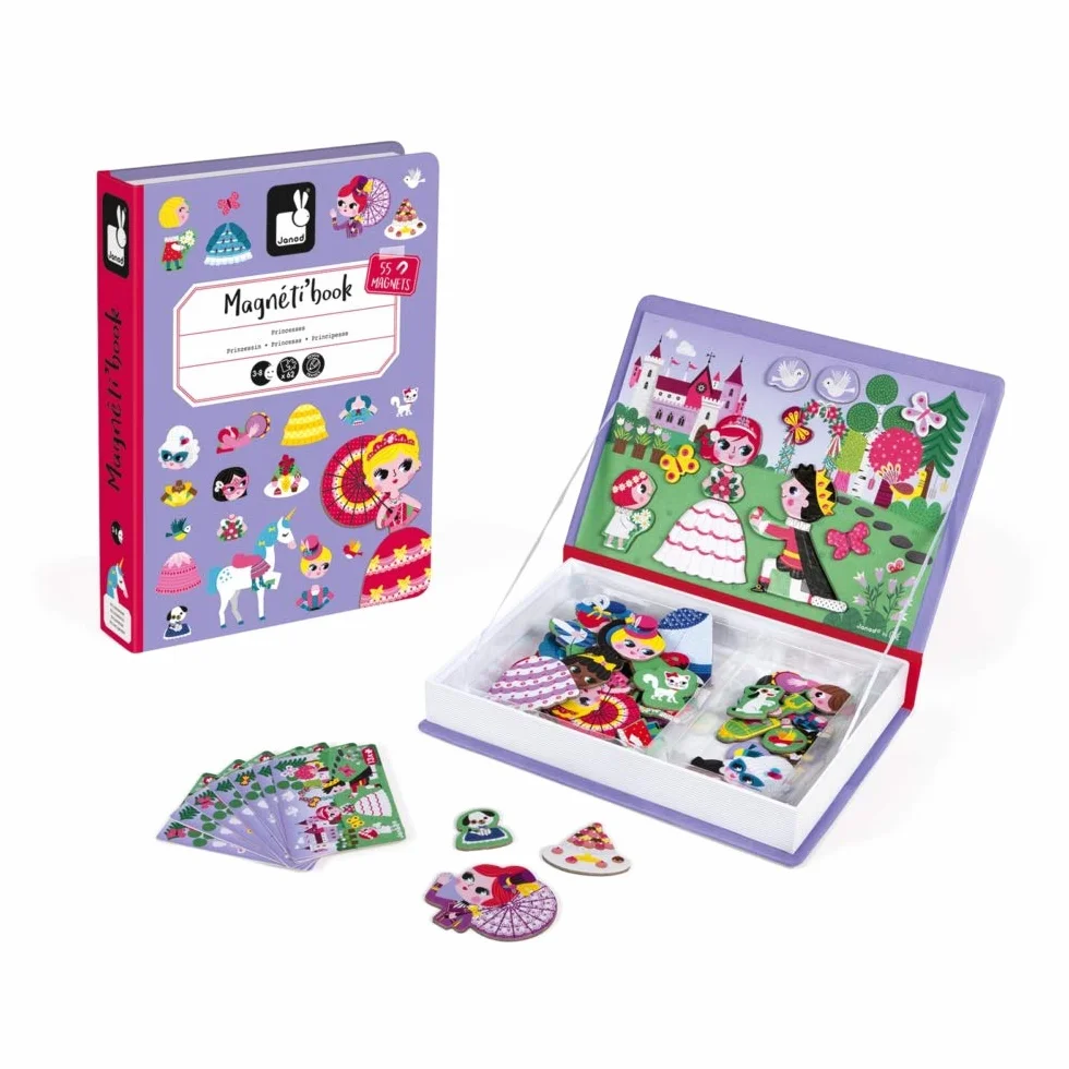 Janod J02725 Princesses Magneti'Book