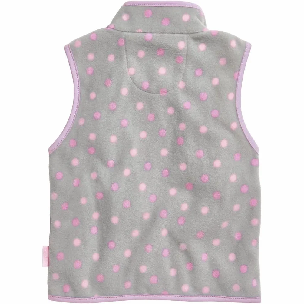 Playshoes Unisex dziecięca kamizelka polarowa, szara, 104, szary, 104