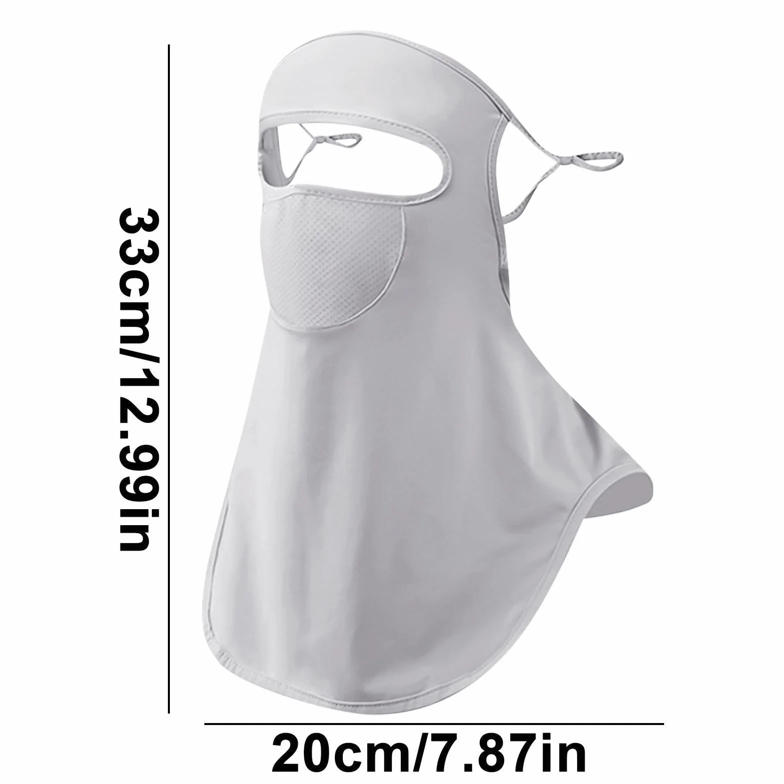 Pologmase - Kominiarki cza?o twarz,Ochraniacze szyj? UPF 50 Ice Silk Head Cover - Pe? os?ona twarzy kominiarki, pe? os?ona g?owy chod?ca s?o?ca, os?ona twarzy w?dkarskiej chodzenie