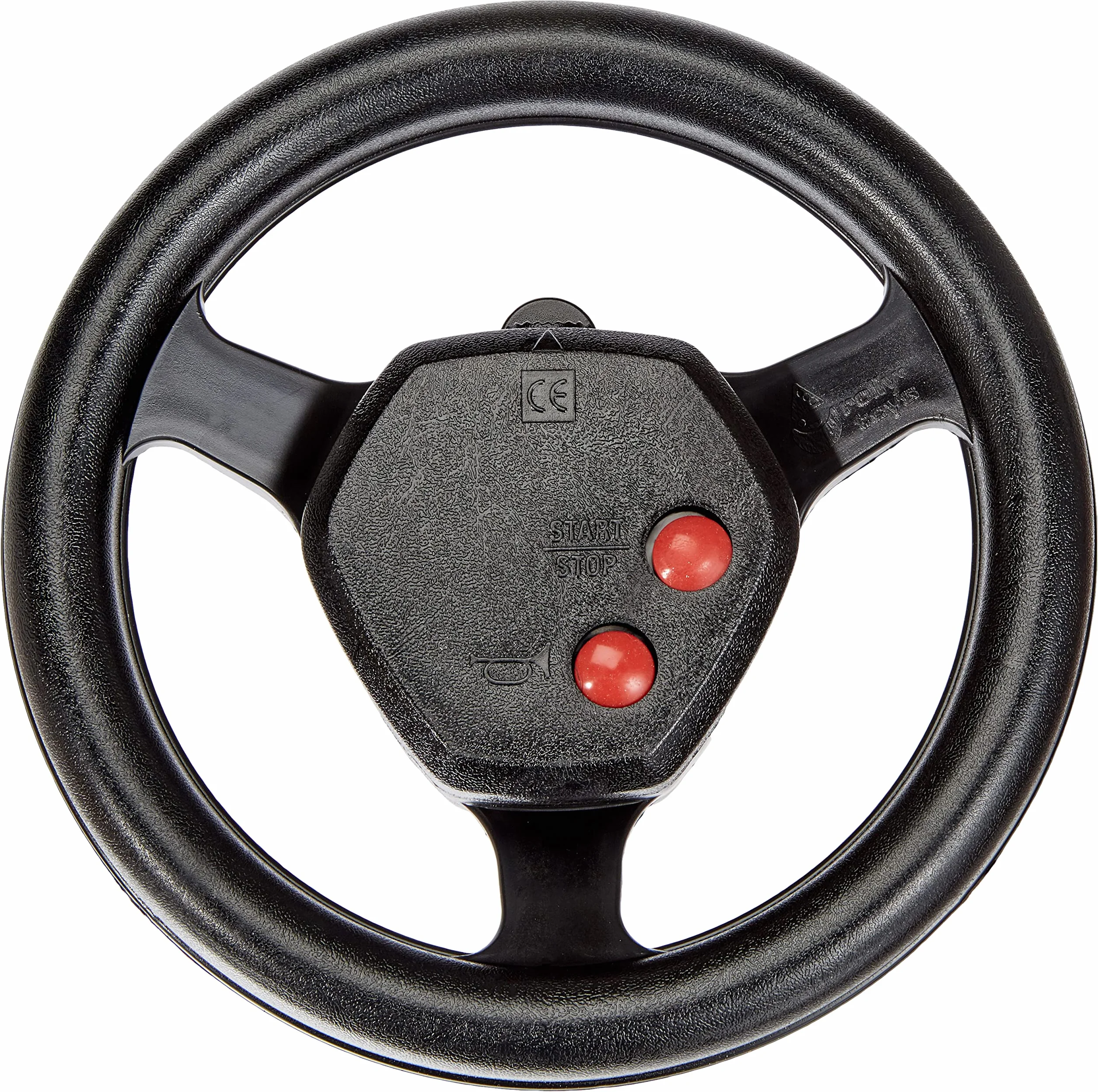 rolly toys 409235 | rollySoundwheel z dwoma dźwiękami (klaksonu i odgłosy silnika) | łatwy montaż na wszystkich rolowanych toys traktorach pedał