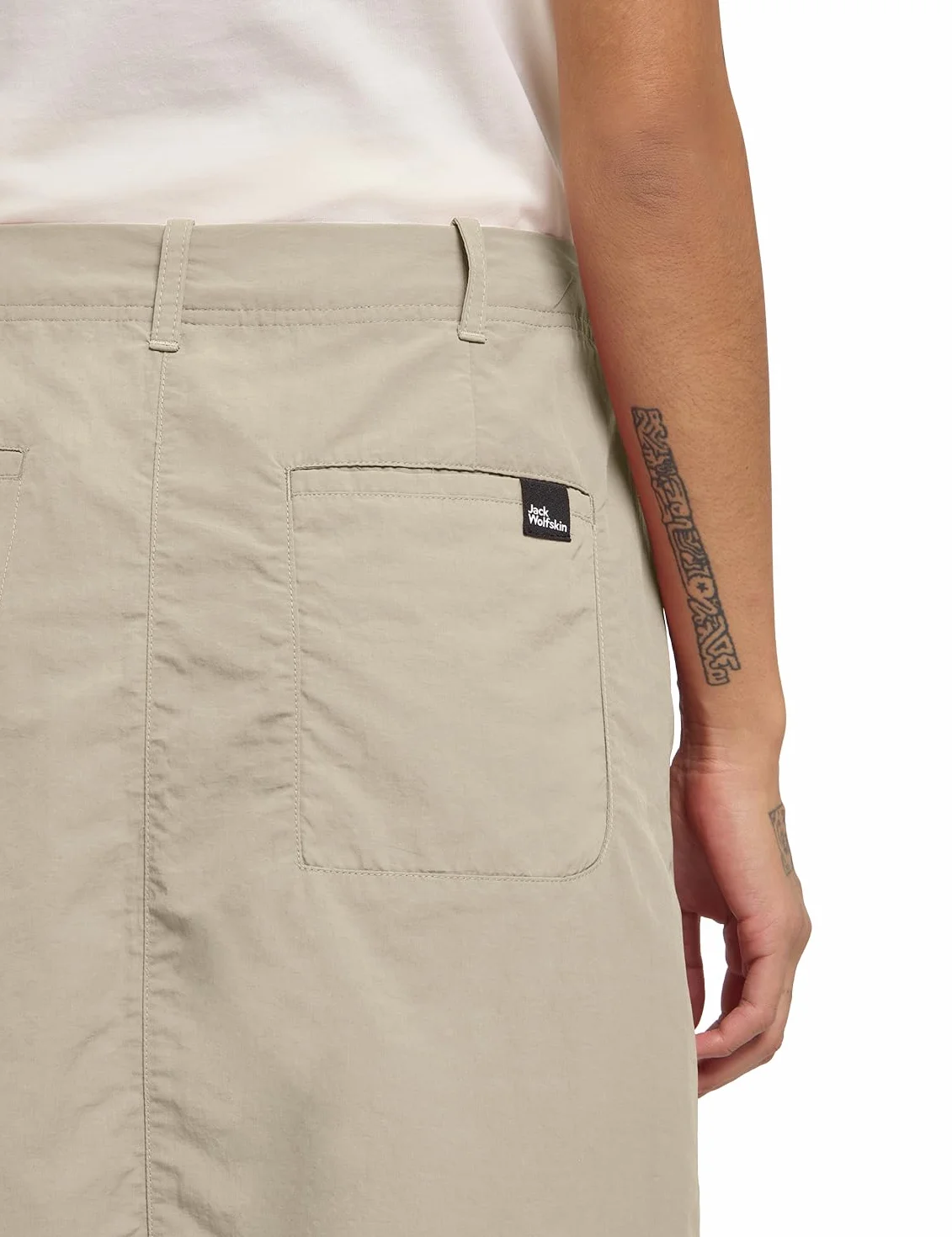 Jack Wolfskin TIHAMA Skort W, Stone, 36