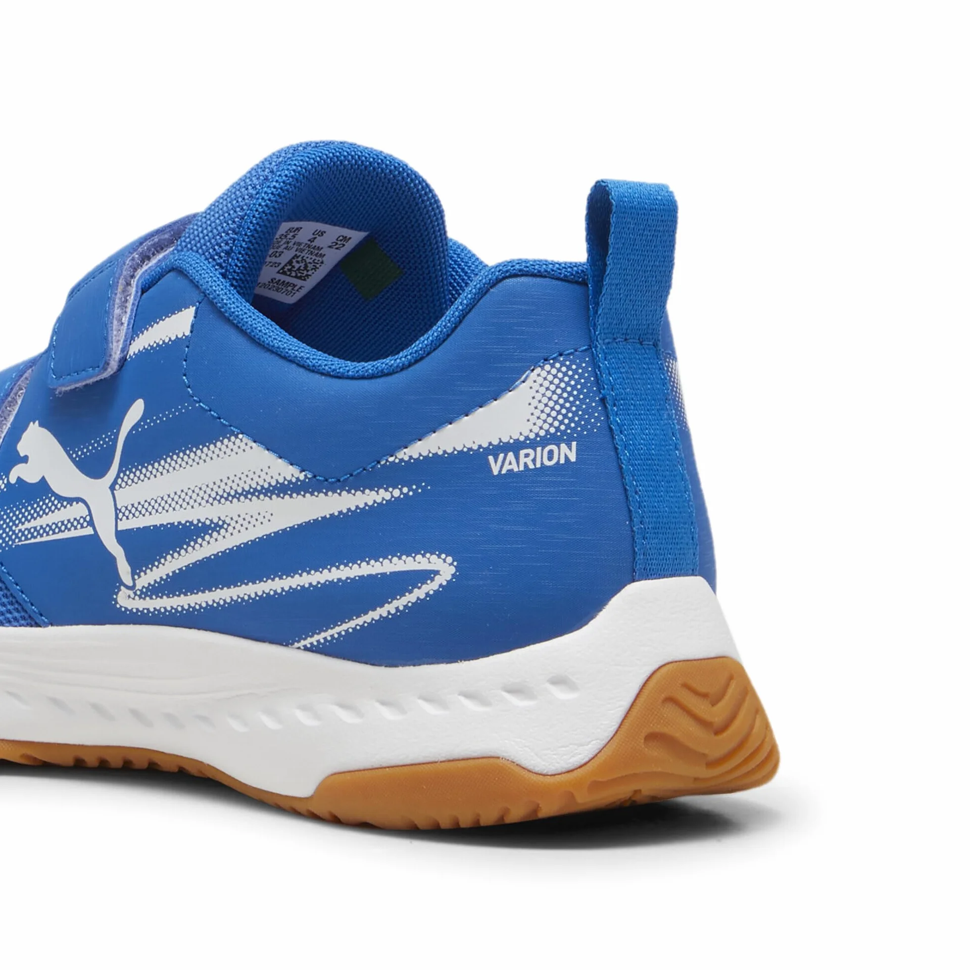 Puma Unisex Varion II V JrIndoor Court Shoes, Puma Team Royal PUMA biała guma, 35 EU