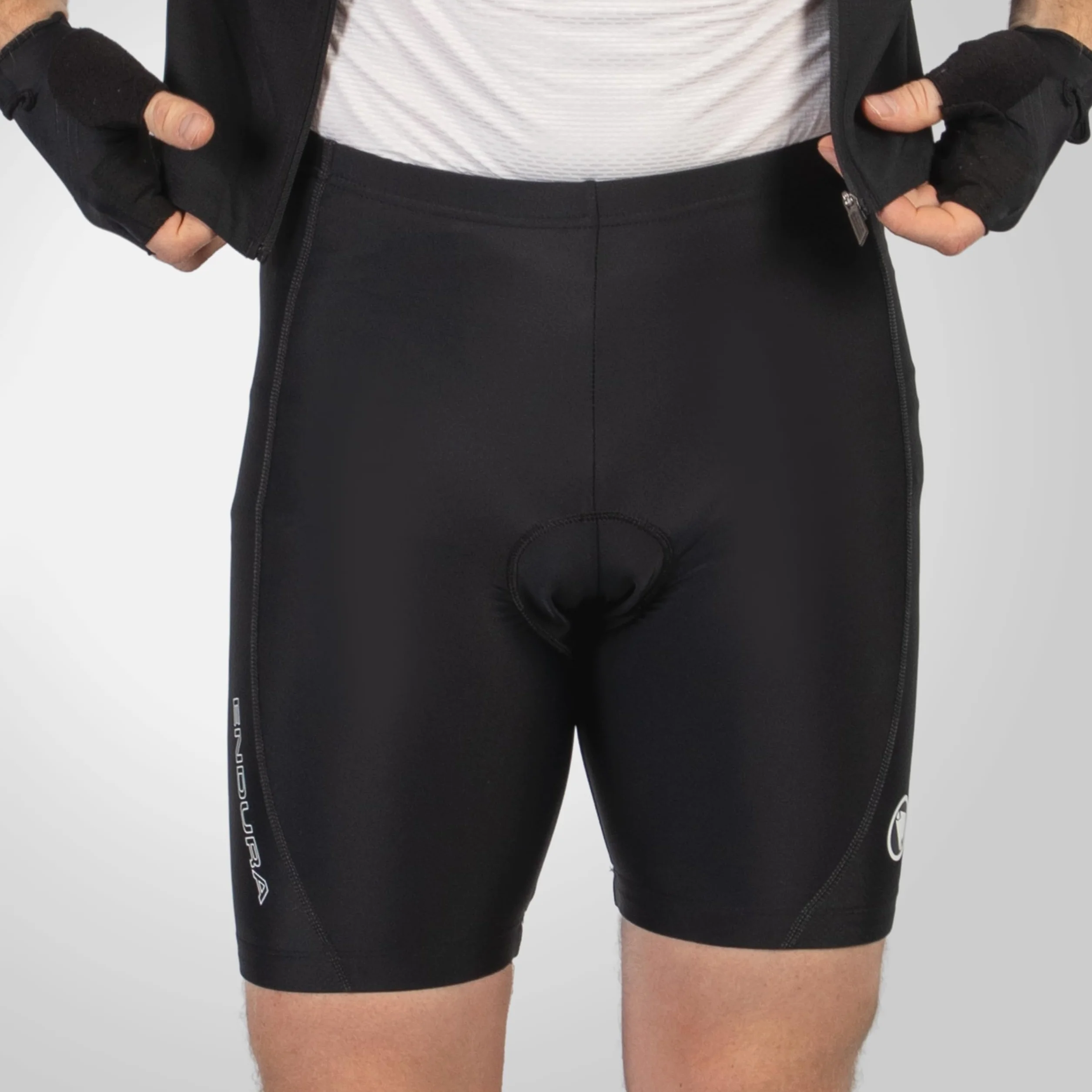 Endura 6-panelowe spodenki rowerowe wyściełane do jazdy na rowerze, lycra z podkładką antybakteryjną