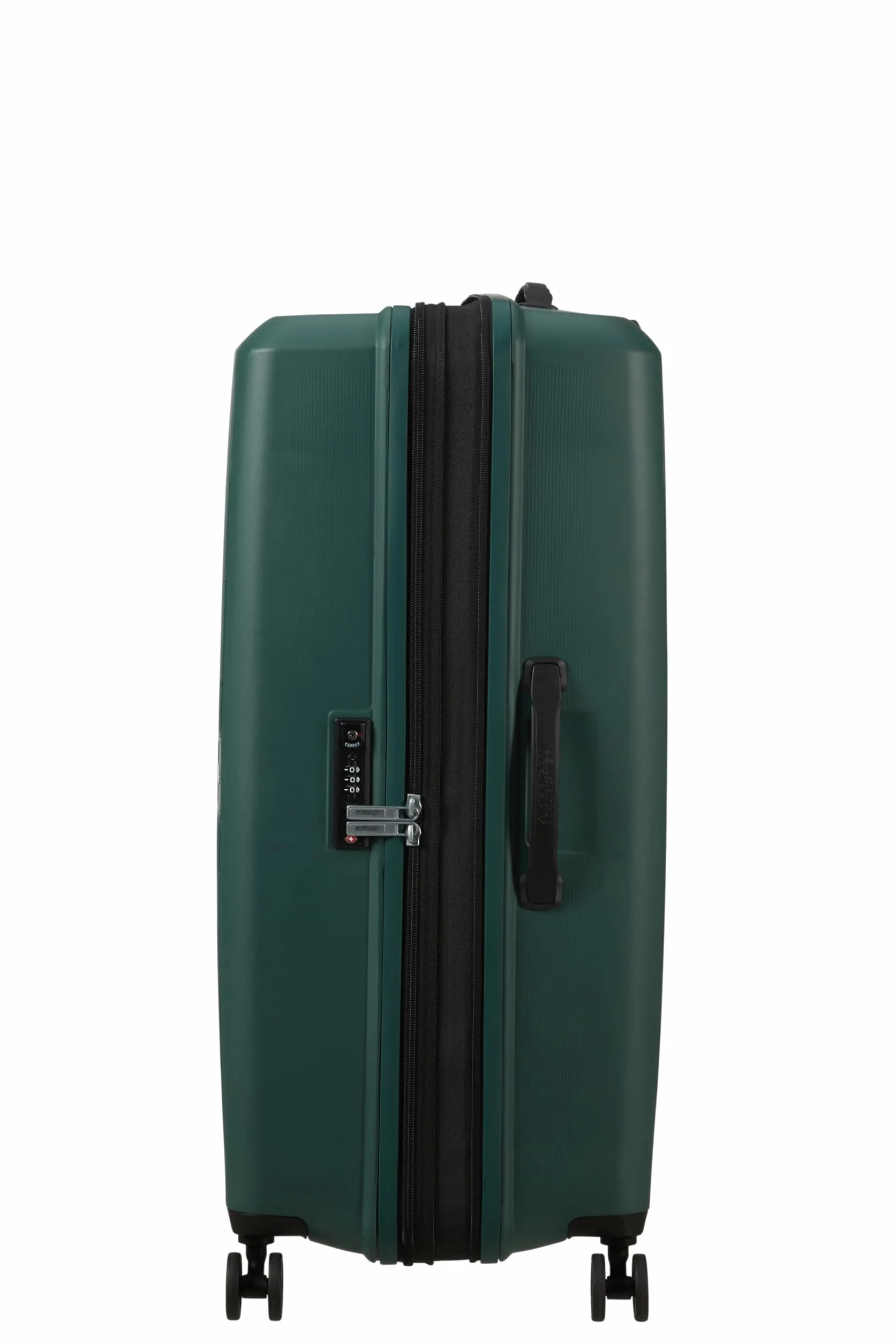 American Tourister Aerostep - Spinner L, pokrowiec z możliwością rozbudowy, 77 cm, 101,5/109 L, zielony (Dark Forest)