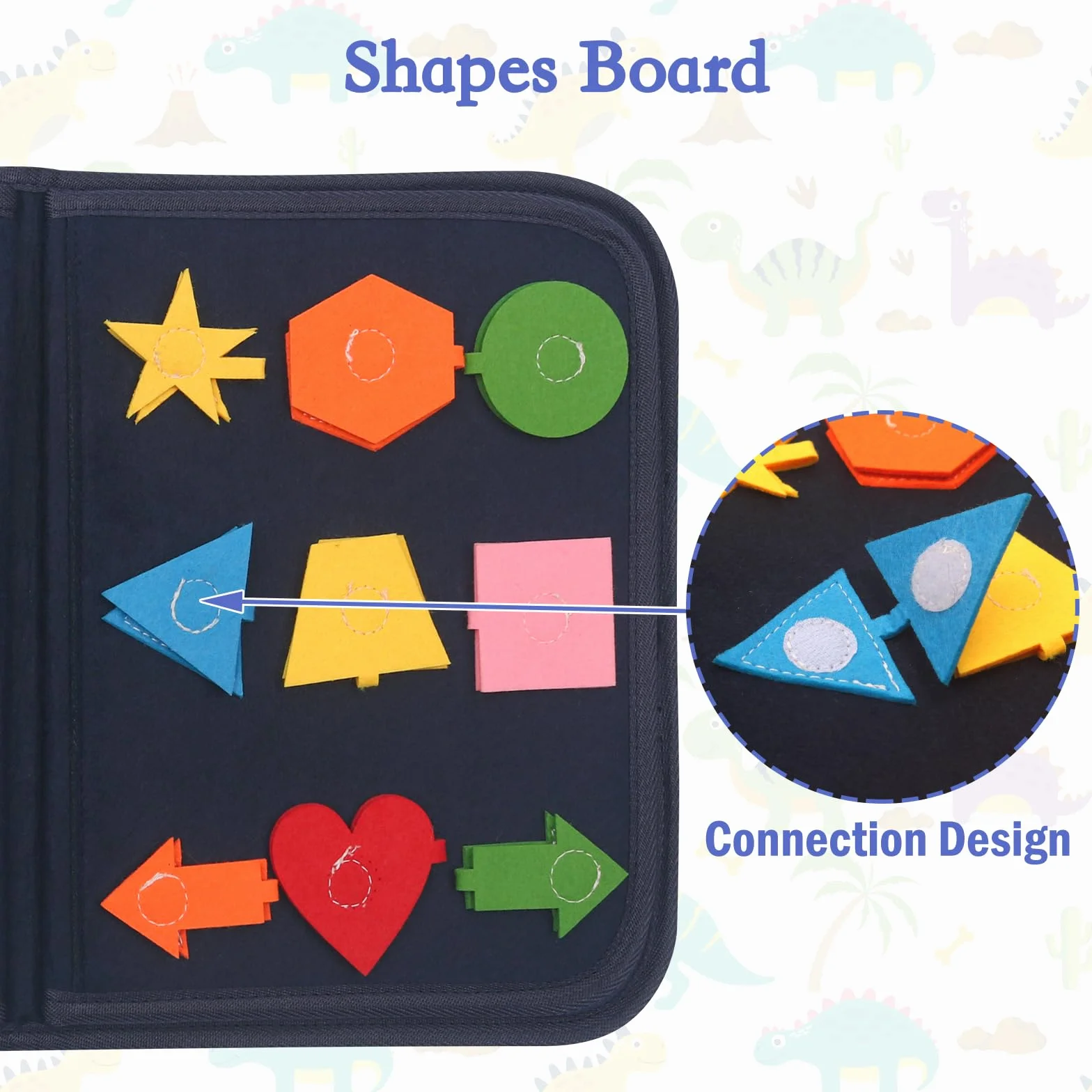 Withosent Busy Board dla małych dzieci, 4-warstwowa, przenośna deska do ćwiczeń Montessori, zabawka dla dzieci od 3 do 4 lat, dla dziewcząt, chłopców, do nauki podstawowej wiedzy