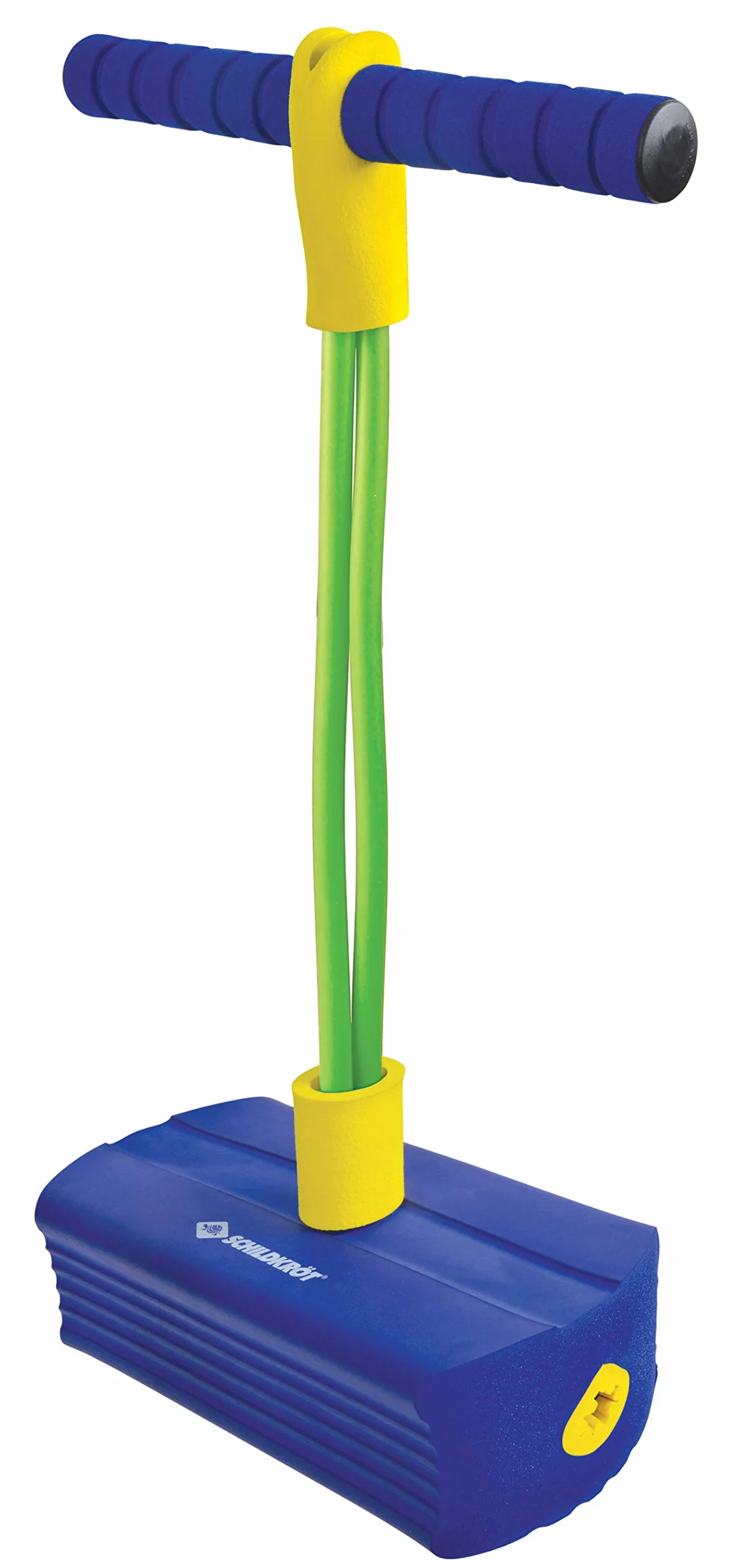 Schildkröt Fun Jumper, piszczący Bungee Jumper z pianki z miękkimi uchwytami, zabawa w skakaniu dla dzieci od 3 lat, zwany "Top 10 zabawka", 970306