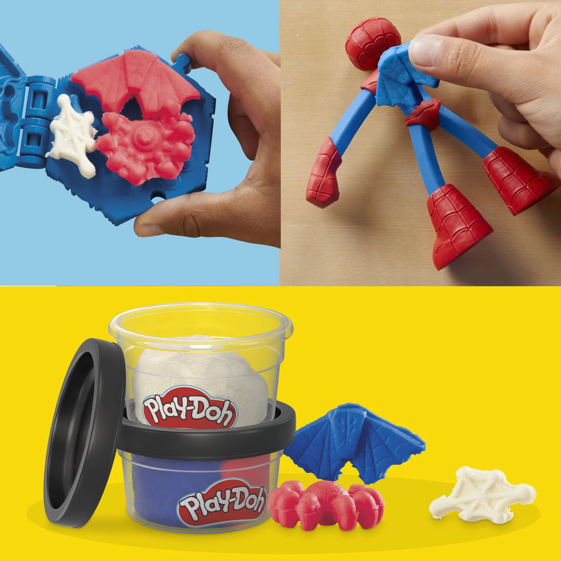 Zestaw z figurką Play-Doh Marvel Wyciskarka pajęczyn Spider-Mana