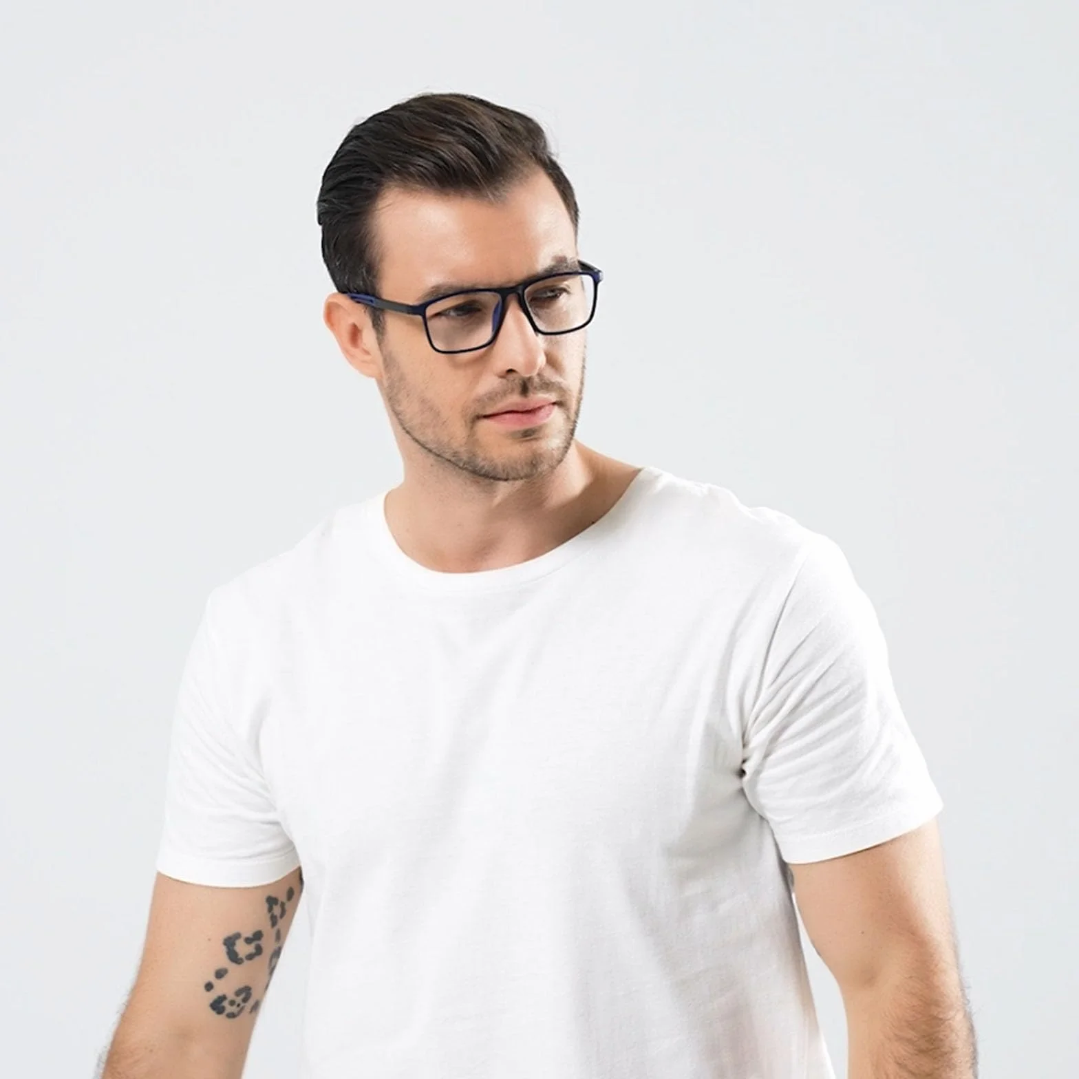 Hubeye Sportowe okulary do czytania dla mężczyzn i kobiet ultralekkie czytniki TR90 wygodne elastyczne okulary chroniące przed niebieskim światłem