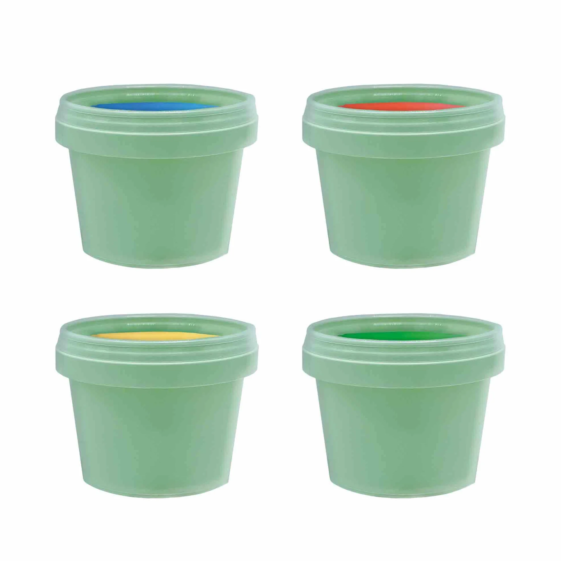 SES Fingerfarbe ECO 4 Farben Zmywalna Farba Do Palców, Wielokolorowy