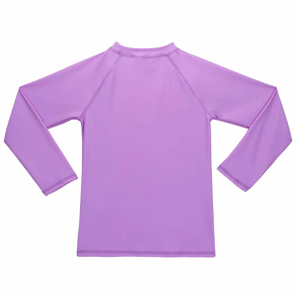 Dziewczęca kamizelka z długim rękawem dla dzieci ochrona przed słońcem koszulki pływackie dzieci rash guard szybkoschnące