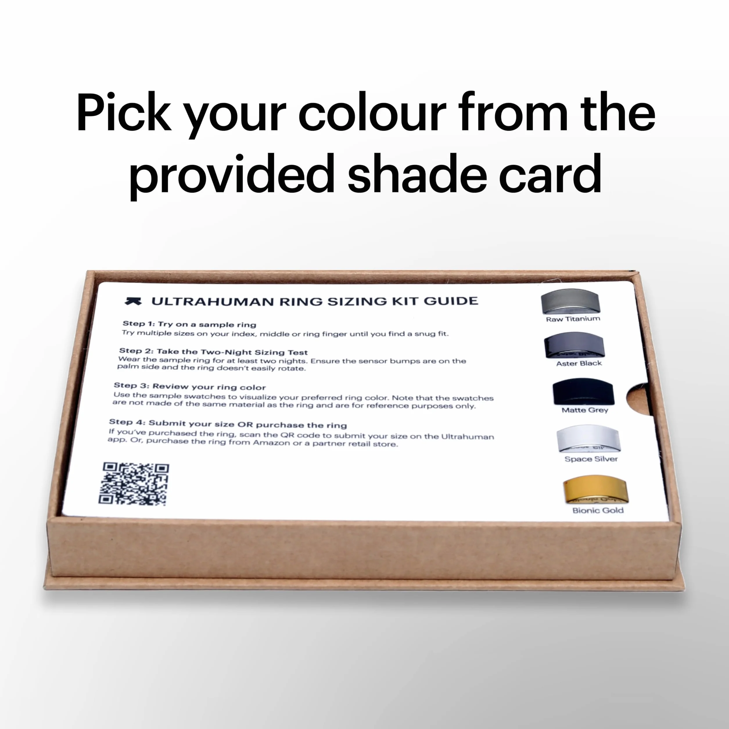 Ultrahuman Ring Air Sizing Kit – Size First Before You Buy – wybierz spośród 10 rozmiarów – rozmiary od 5 do 14 – znajdź idealny rozmiar pierścionka – inteligentny rozmiar pierścionka