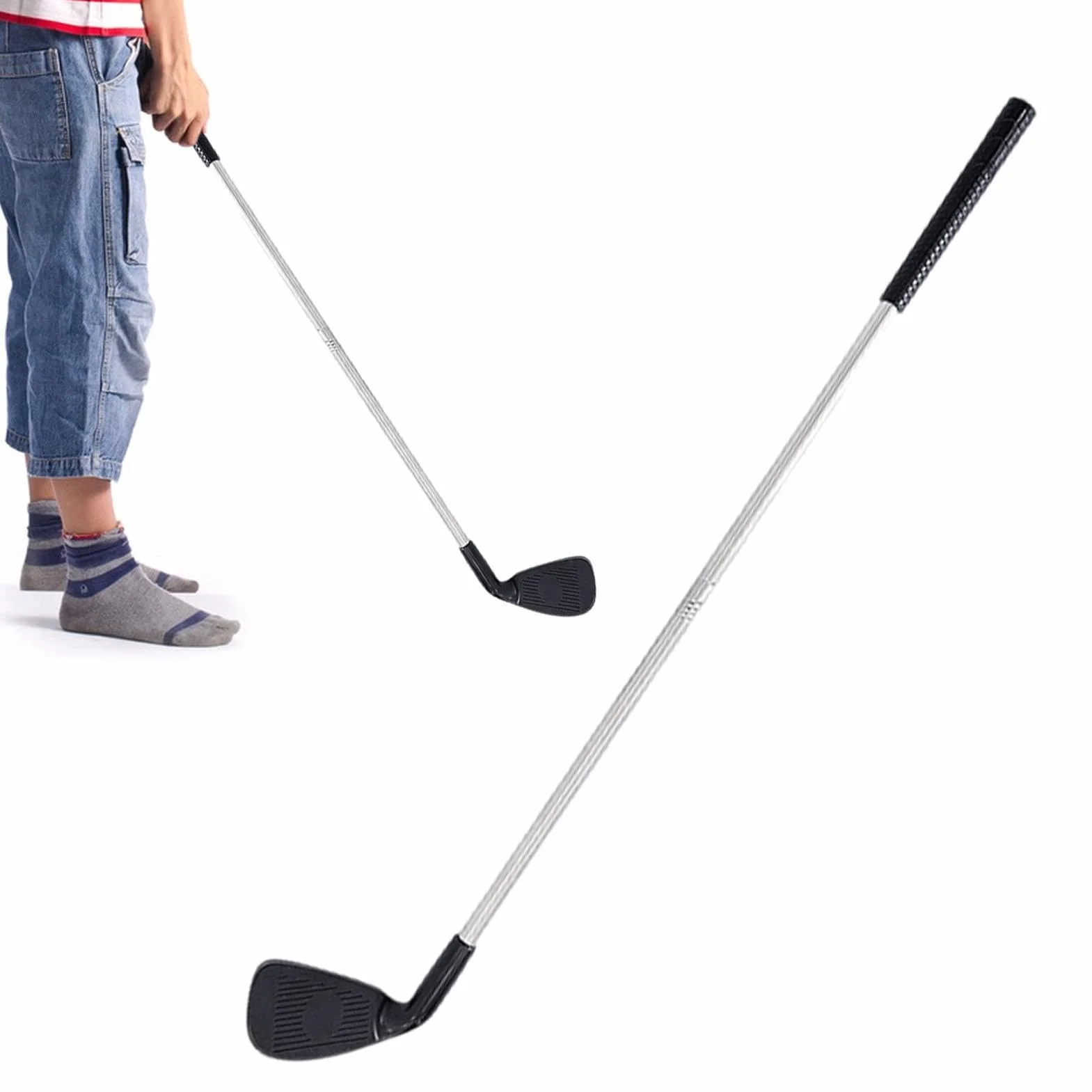 Miotacz do minigolfa | Klub Golf Solidny Miotacz Dla Mężczyzn Prawo/Leworęczny | Do użytku wewnątrz / na zewnątrz Dzieci Dorośli Miotacz Golfowy, Ćwicz Golfowy, Mini Kije Golfowe Do Każdego