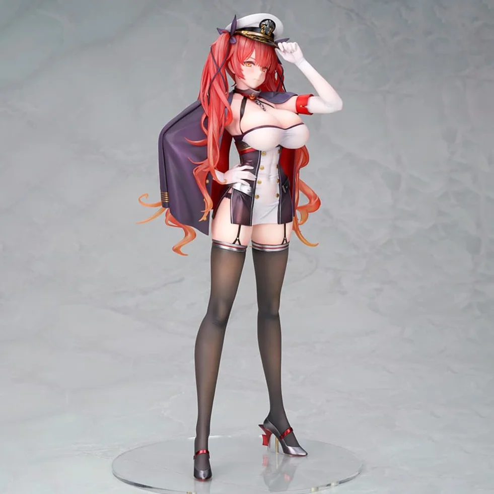 Figurka Azur Lane - 26 cm USS Figurka Postacie Anime Figurka PCW Model Kolekcjonerska Dekoracja Ozdoby Statuetka Rzemiosło