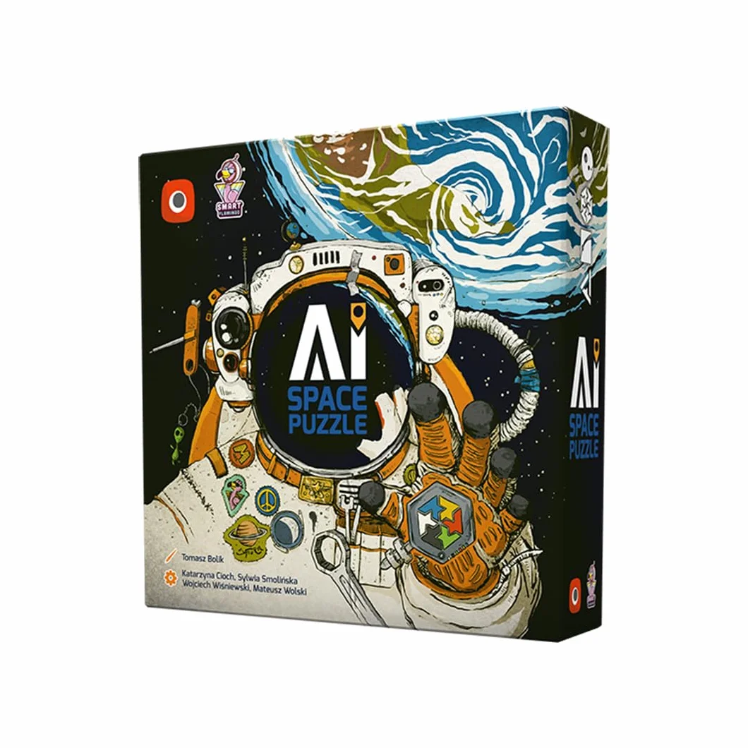Smart Flamingo | AI Space Puzzle | Cooperative Sci-Fi Board Game | AI-Driven Communication Puzzle | 2–5 Players | 30 Minutes | Ages 8+