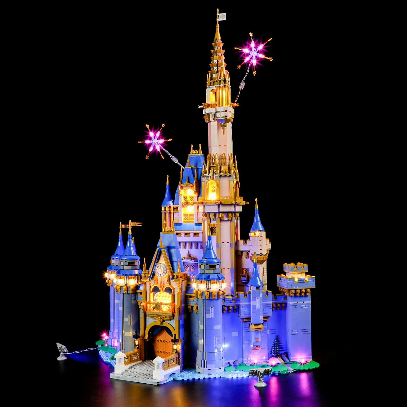 Zestaw oświetlenia LED kompatybilny z modelem 43222 Disney Castle Disney Building Blocks - zestaw modeli nie jest dołączony